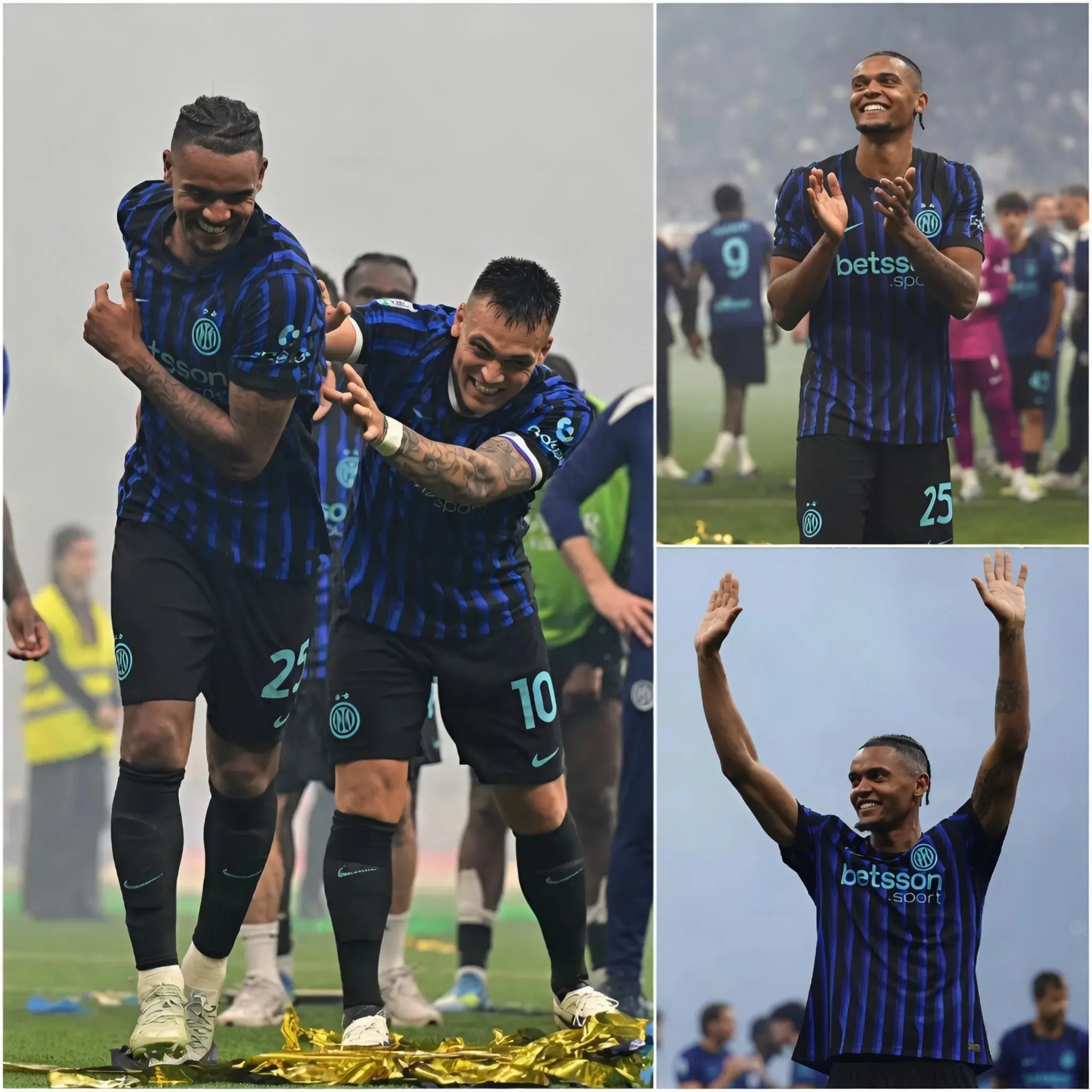 Cover Image for ❤️ MOMENTO CHE HA SCIOLTO I CUORI DEI TIFOSI DELL’INTER Subito dopo aver vinto il suo primo Scudetto nella stagione d’esordio con l’Inter, il capitano Lautaro Martinez ha fatto qualcosa che nessuno si aspettava.