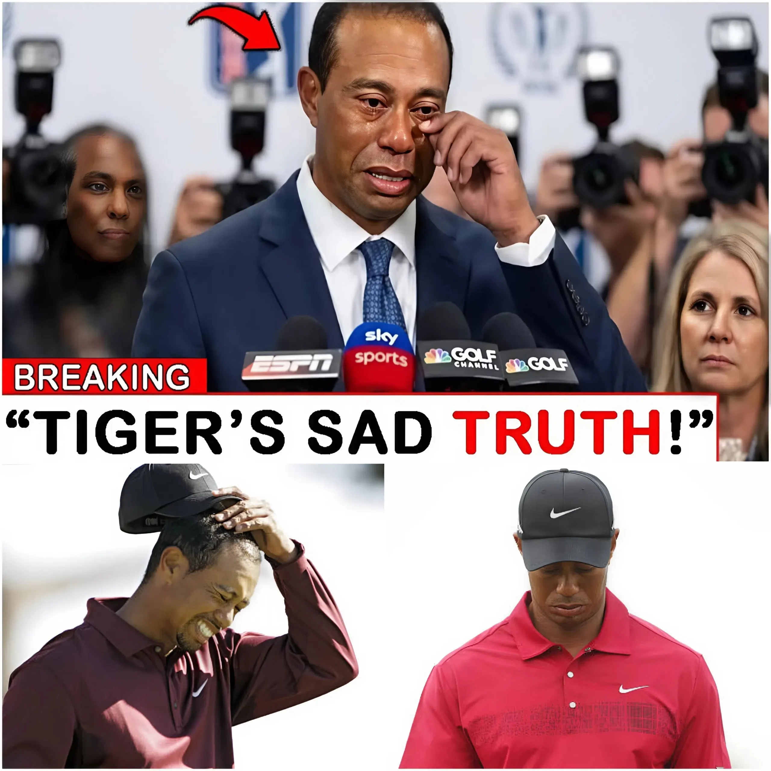 Cover Image for 🔴 SAD NEWS: Tiger Woods is preparing for what could be his final comeback, but the situation remains highly uncertain — his return is not only affected by ongoing physical struggles after a long period of treatment, but also by severe emotional strain and mental pressure following recent personal events.