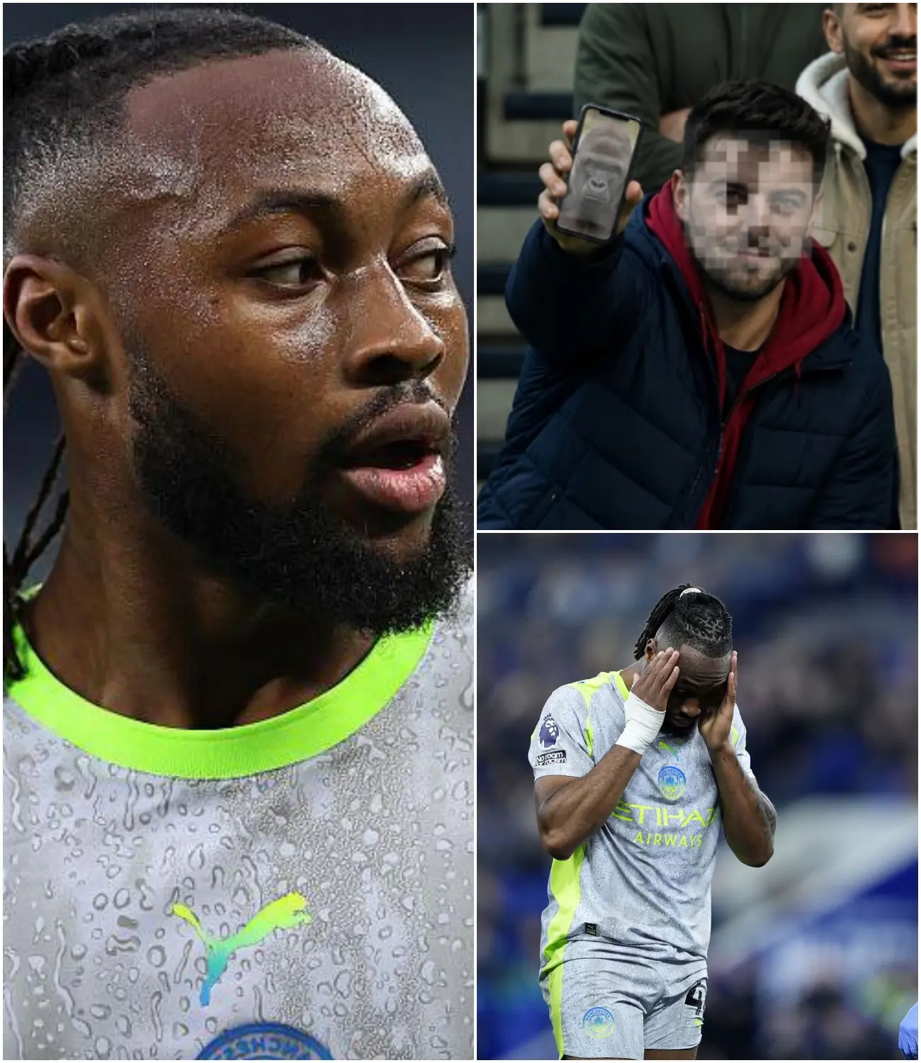 Cover Image for 🚨 SHOCKING NEWS: MAN CITY SEVERELY PUNISHES EVERTON FAN FOR RACISTIC ATTEMPT AGAINST ANTOINE SEMENYO! After reviewing all CCTV footage from the match against Everton, Manchester City has identified and issued a statement regarding a fan’s serious racist behavior directed at Antoine Semenyo.