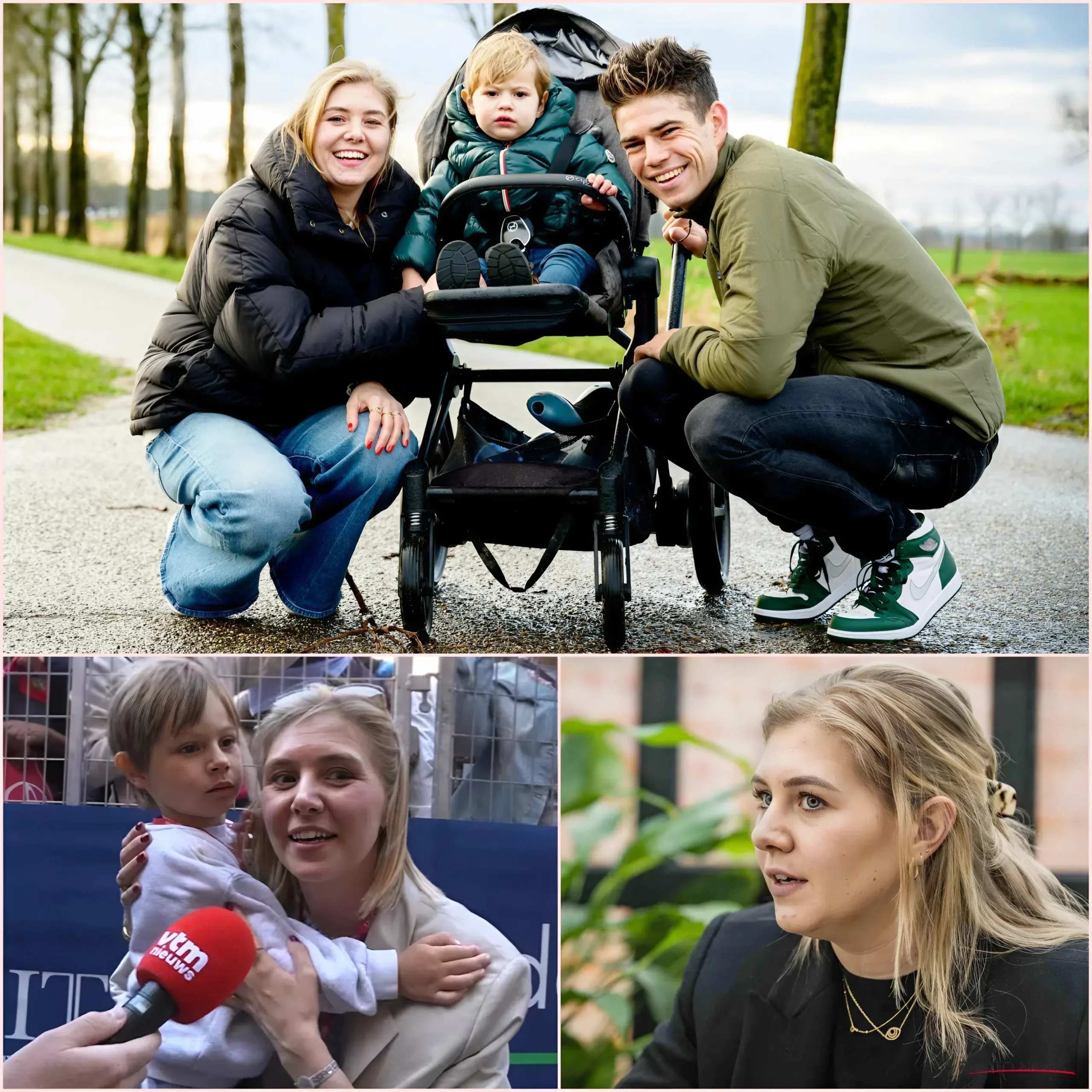 Cover Image for 🔥 CONTROVERSIE OP SOCIALE MEDIA: De vrouw van Wout van Aert wordt bekritiseerd omdat ze te veel foto’s van haar kinderen deelt.