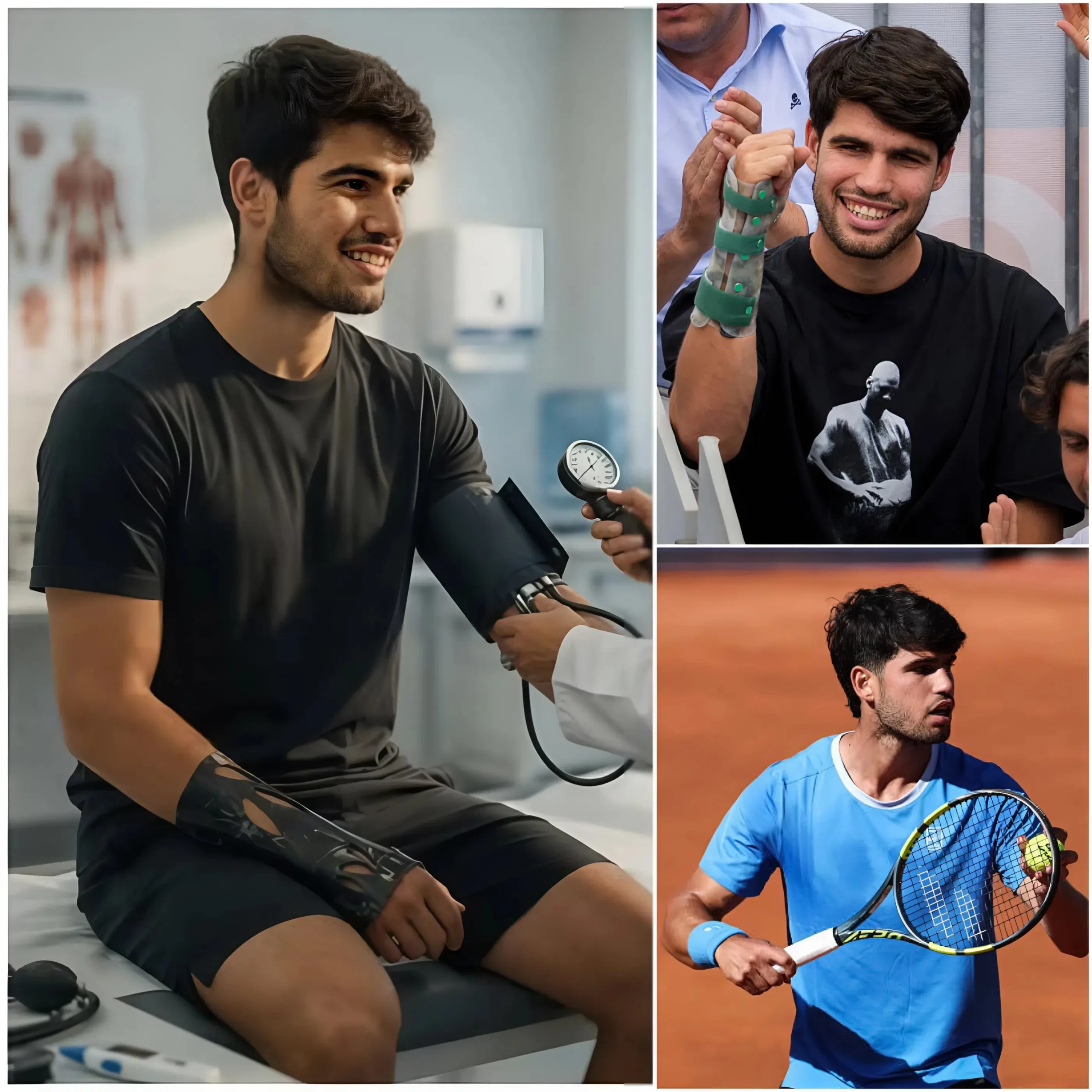 Cover Image for 🚨 ÚLTIMA HORA — Carlos Alcaraz rompe el silencio sobre su lesión: “Quiero volver más fuerte que nunca”. Crece la preocupación por su participación en Roland Garros mientras continúa realizándose exámenes médicos. 👇 Última actualización sobre su estado de salud.