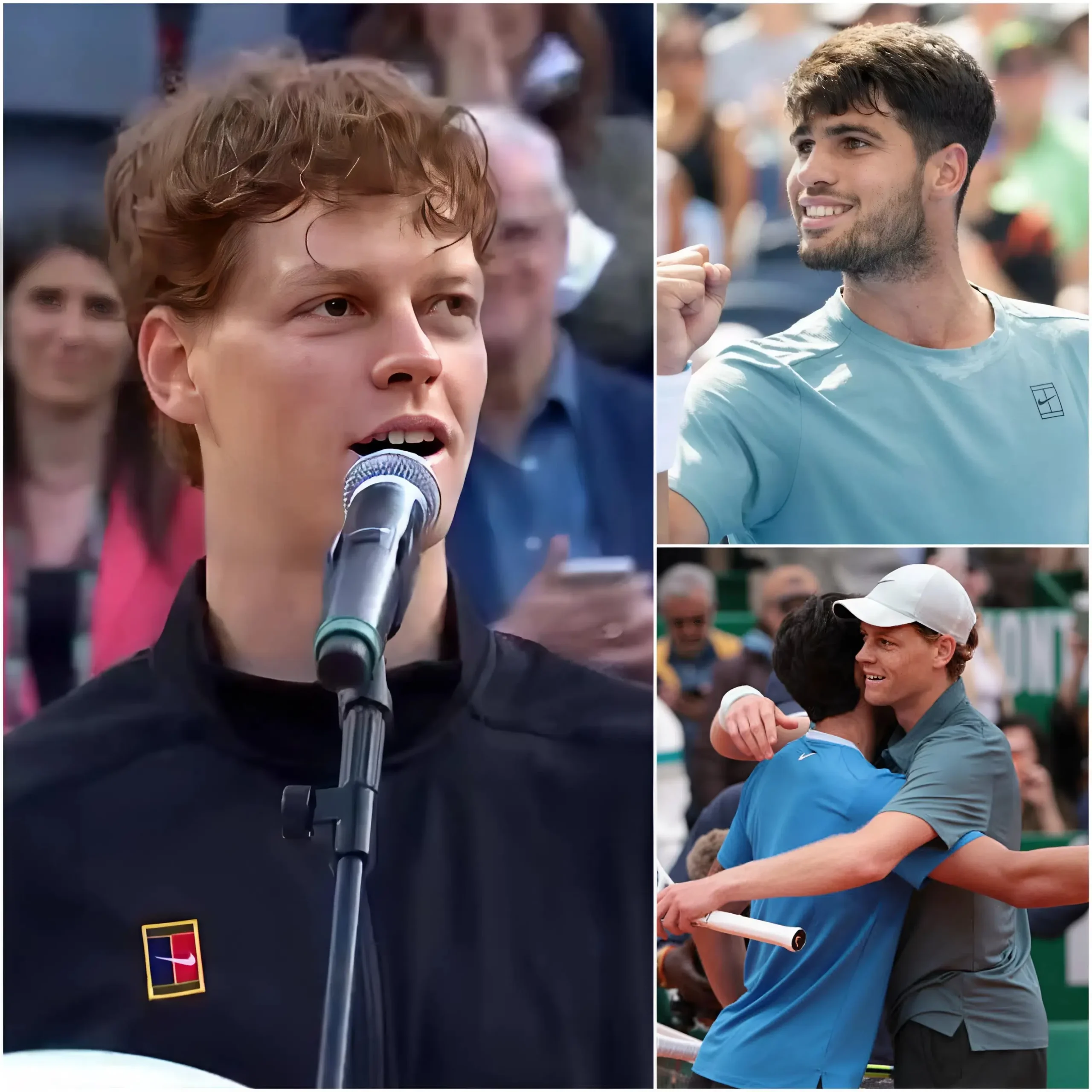 Cover Image for 🚨 ÚLTIMA HORA: Jannik Sinner envía un mensaje a Carlos Alcaraz durante su recuperación: “Espero que vuelvas pronto para jugar contra mí.” La respuesta de Alcaraz sorprendió incluso a Sinner y revolucionó al mundo del tenis. 👇