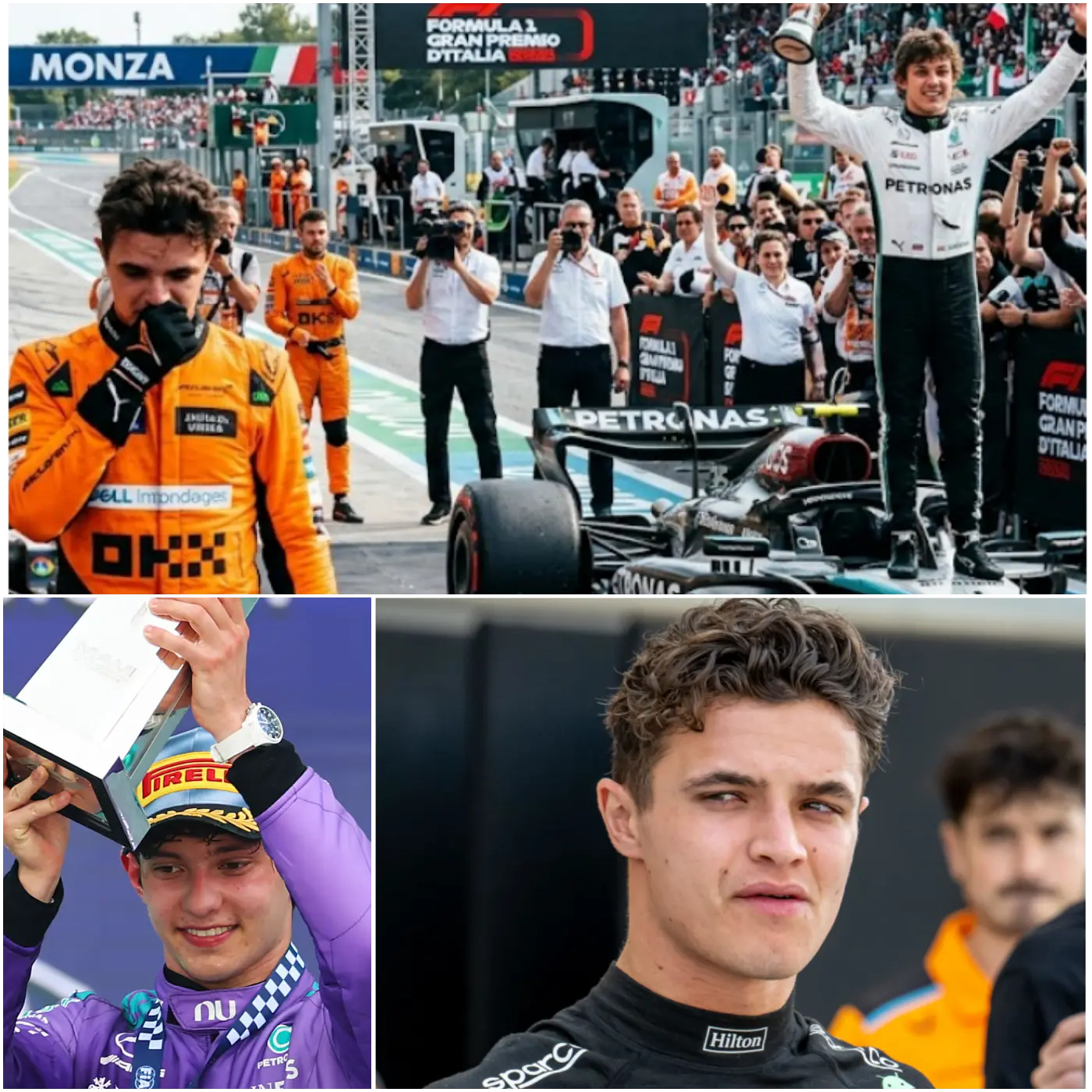 Cover Image for 🚨BREAKING NEWS: “No one thought the first person to publicly express their displeasure with Kimi Antonelli would be Lando Norris… but the leaked radio clip is causing a huge controversy in the F1 paddock.”