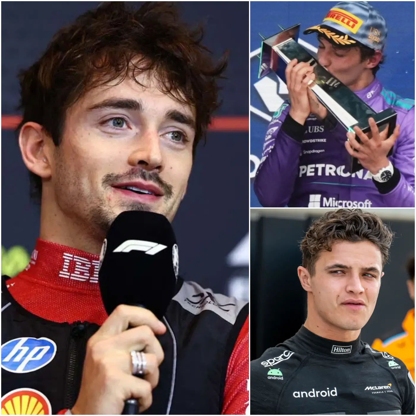 Cover Image for 🚨 ULTIMA ORA – 20 MINUTI FA: “Charles Leclerc e la dichiarazione SHOCK dopo essersi schierato con Lando Norris, criticando duramente Kimi Antonelli…”
