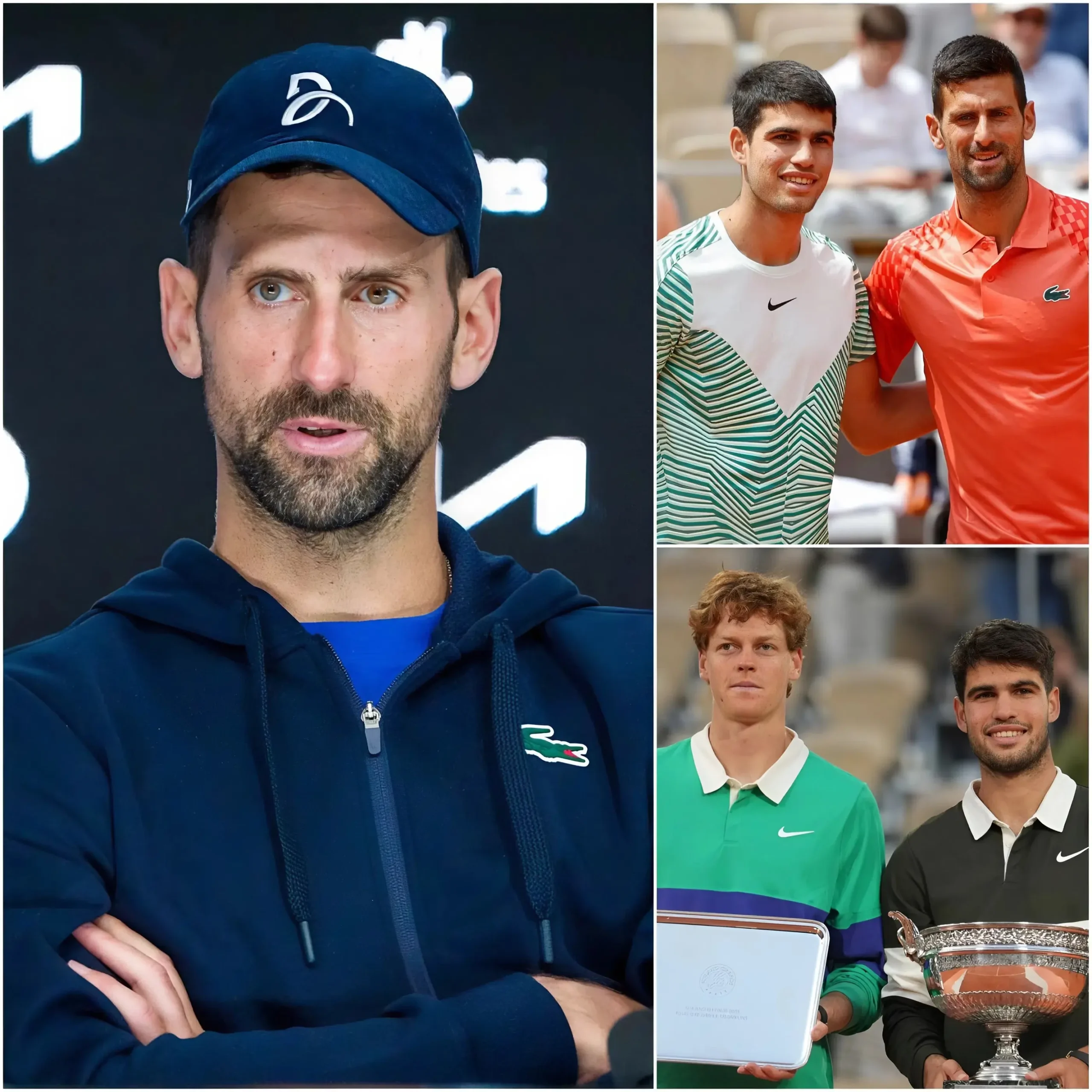 Cover Image for 🚨 “BASTA. NO PODEMOS SEGUIR GUARDANDO SILENCIO.” – Se dice que Novak Djokovic hizo una tensa declaración sobre Roland Garros 2026 en medio de una ola de descontento que sacude el mundo del tenis.