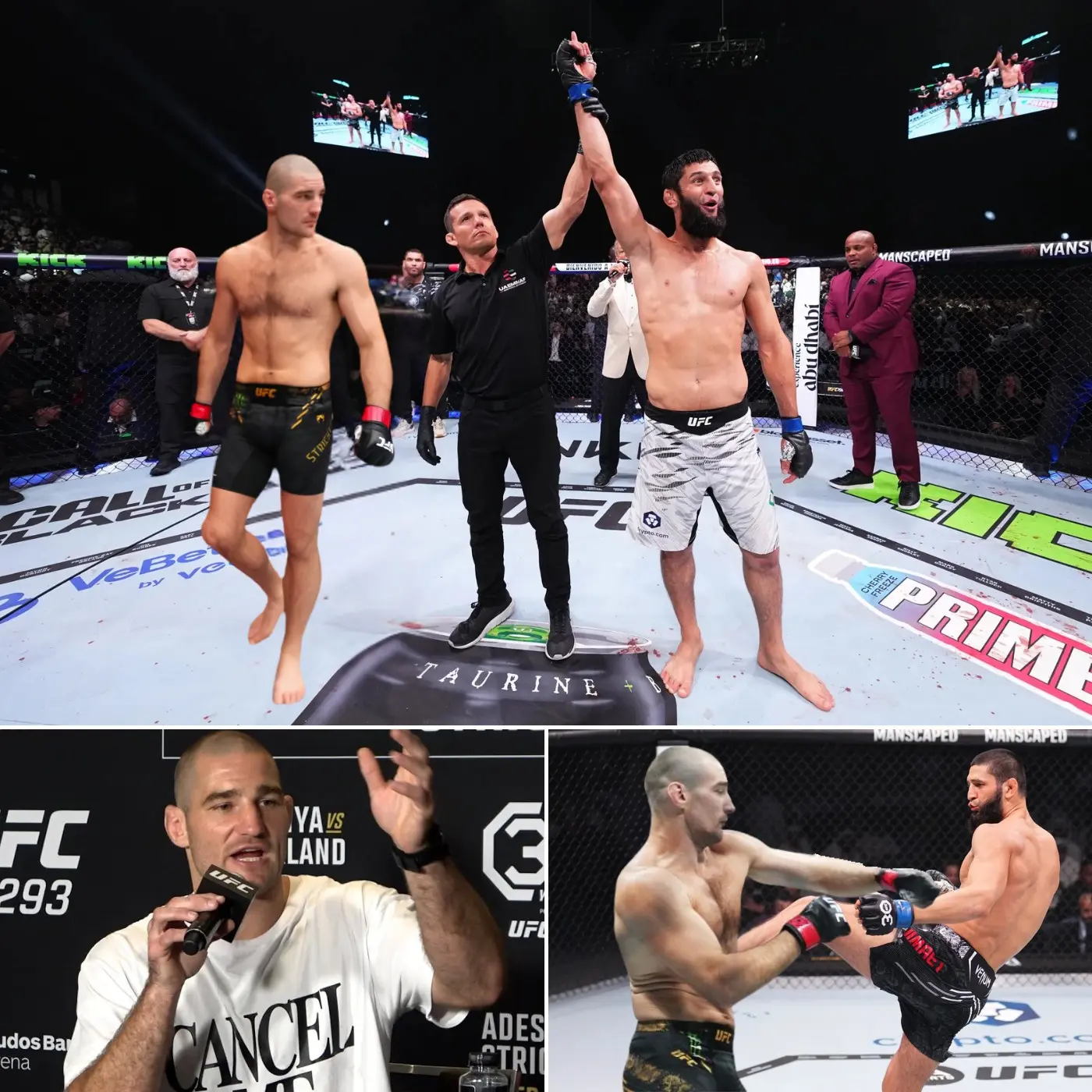Cover Image for 🚨UFC HOT LEAK!! “This is no longer a fair fight…” — Sean Strickland accuses UFC amid allegations of pre-fight fix with Khamzat Chimaev.