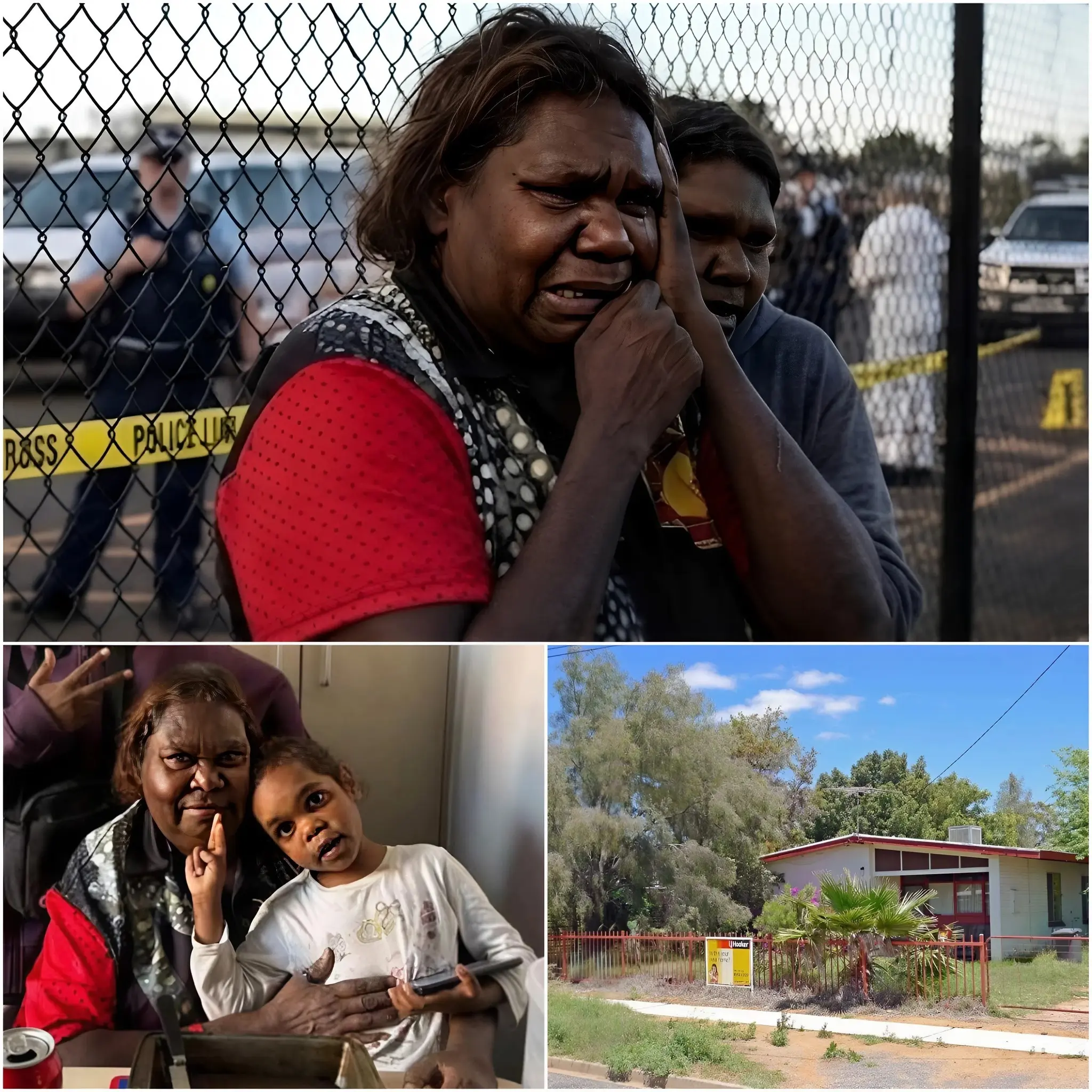 Cover Image for 🚨 SHOCKING NEWS: The entire crime scene on the outskirts of Alice Springs fell into an eerie silence just before a moment too devastating to comprehend. As investigators carefully retrieved Sharon’s body from the water tank, her mother suddenly broke past the security barrier in overwhelming grief.