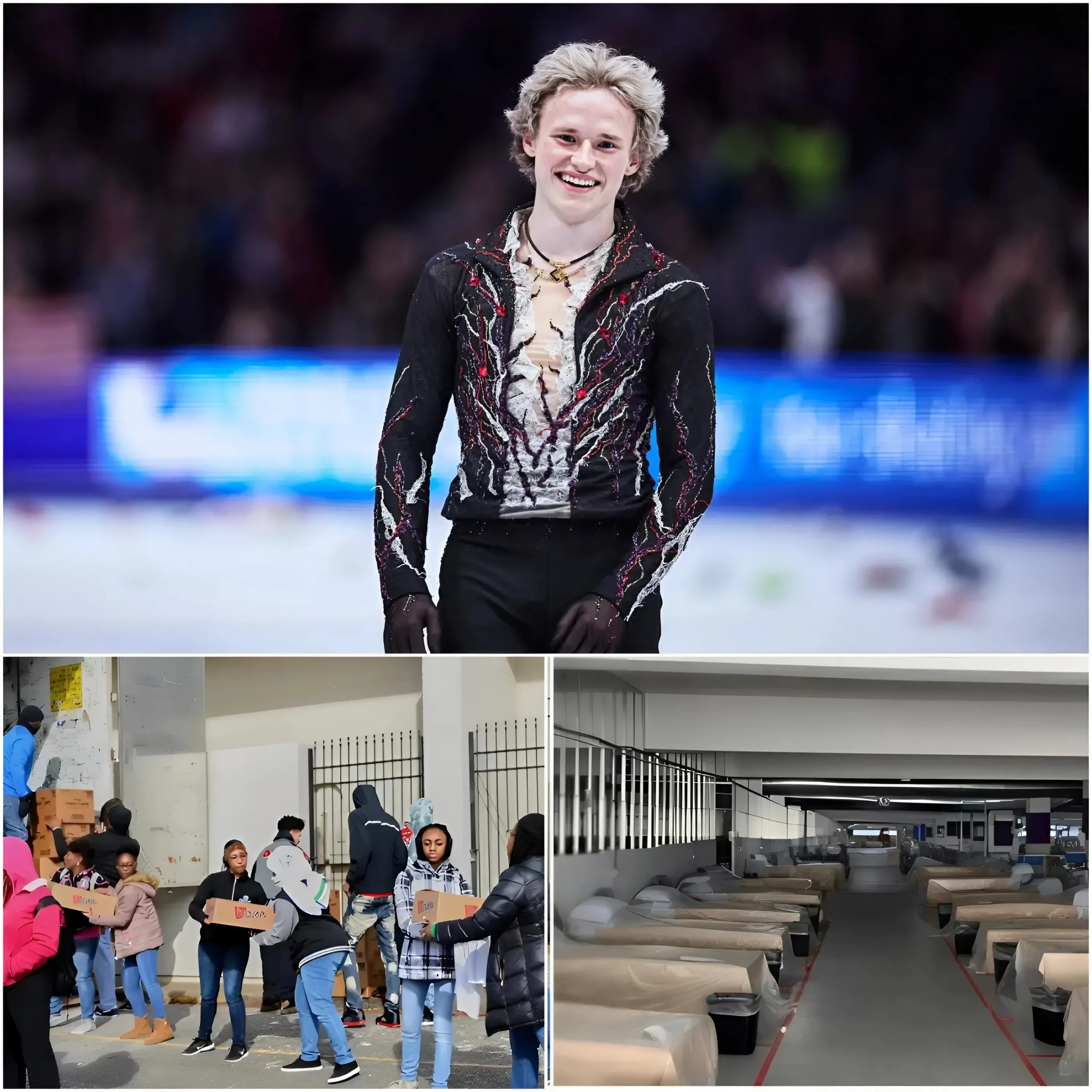 Cover Image for 💖 Ilia Malinin Opens Free Hospital for the Homeless — “No One Is Forgotten Anymore”