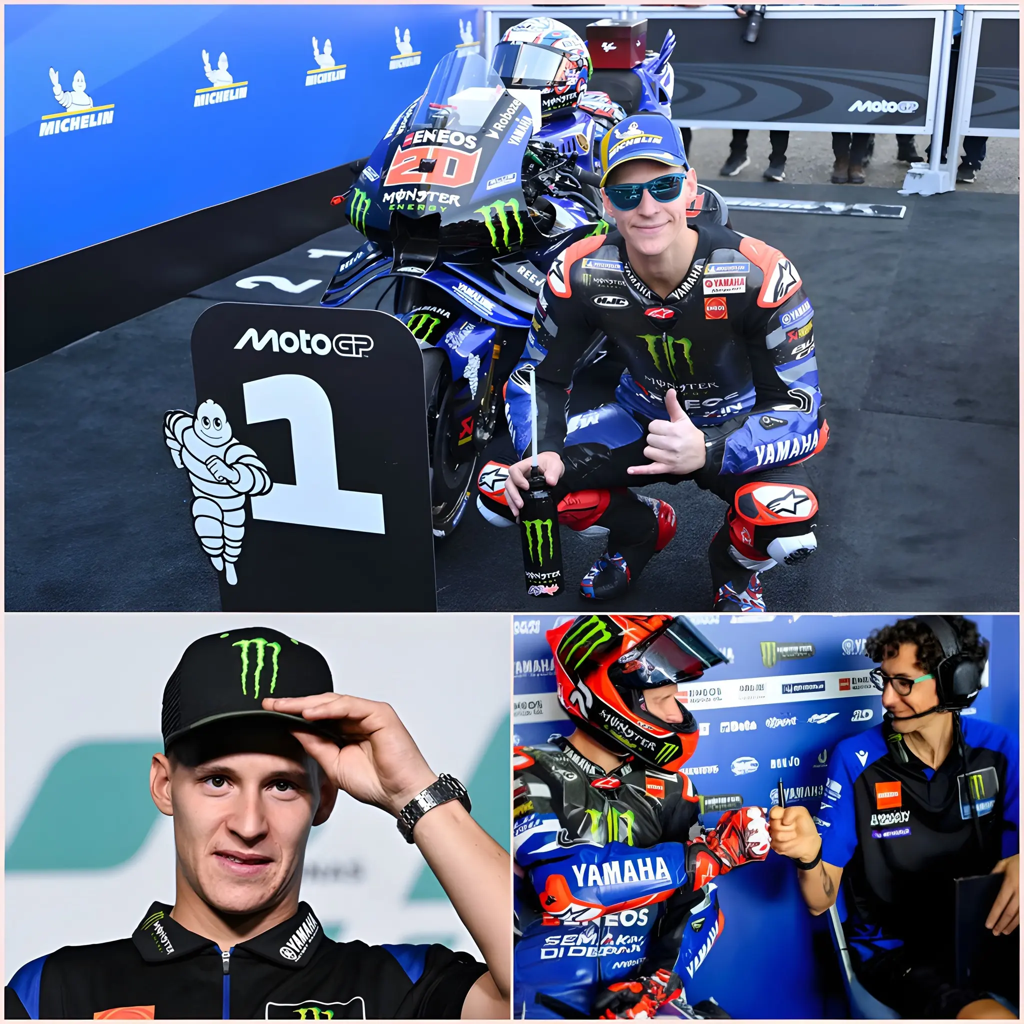 Cover Image for ❤️« Le MotoGP ne trouvera peut-être jamais un pilote aussi talentueux que lui » Toute la communauté MotoGP a été stupéfaite par la performance de Fabio Quartararo lors de ses essais du nouveau moteur Yamaha. Des résultats à la technique, le pilote français signe un retour fracassant sur les circuits.