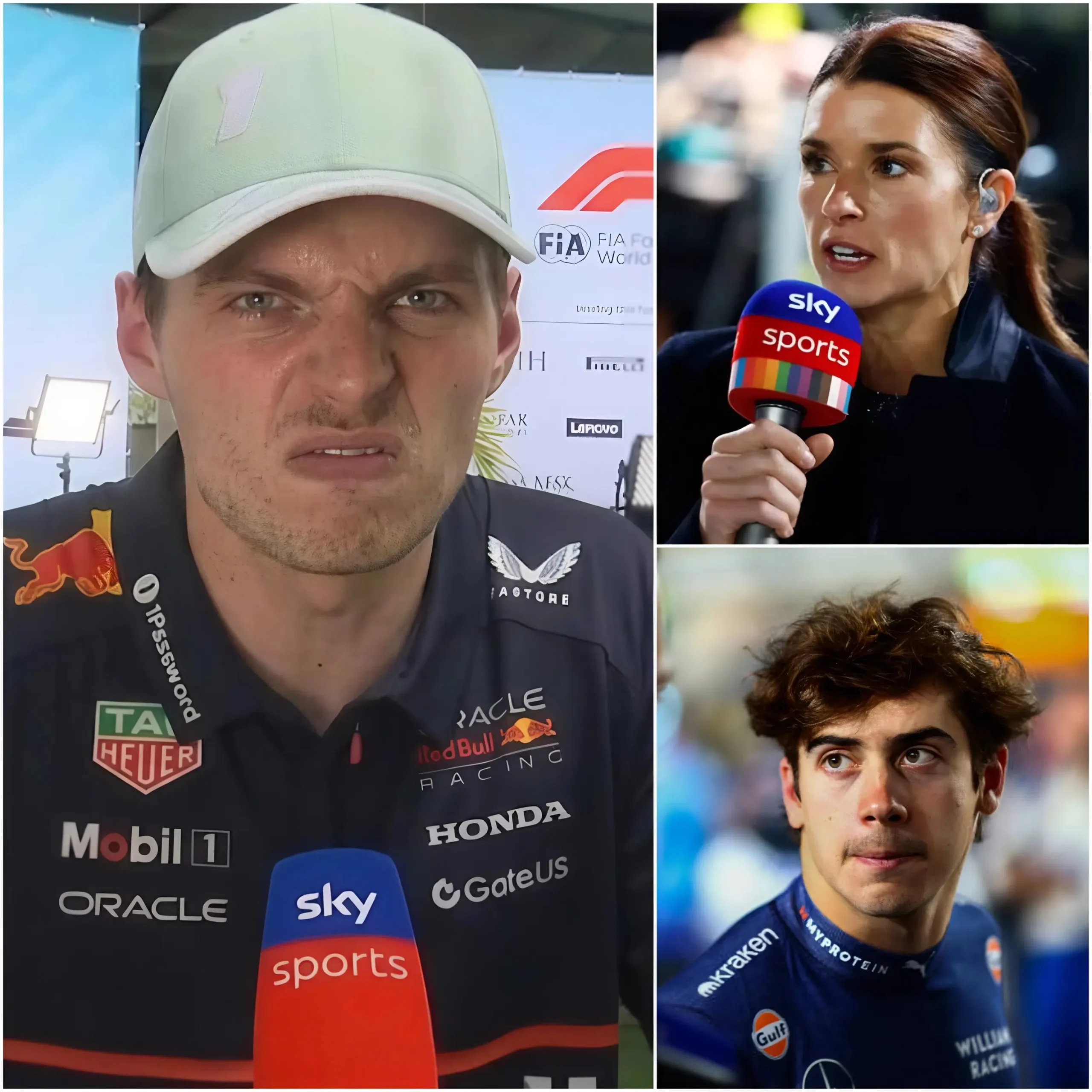 Cover Image for 🚨 15 MINUTES AGO — Max Verstappen could not contain his emotions and issued a powerful statement defending Franco Colapinto against controversial criticism from Danica Patrick.