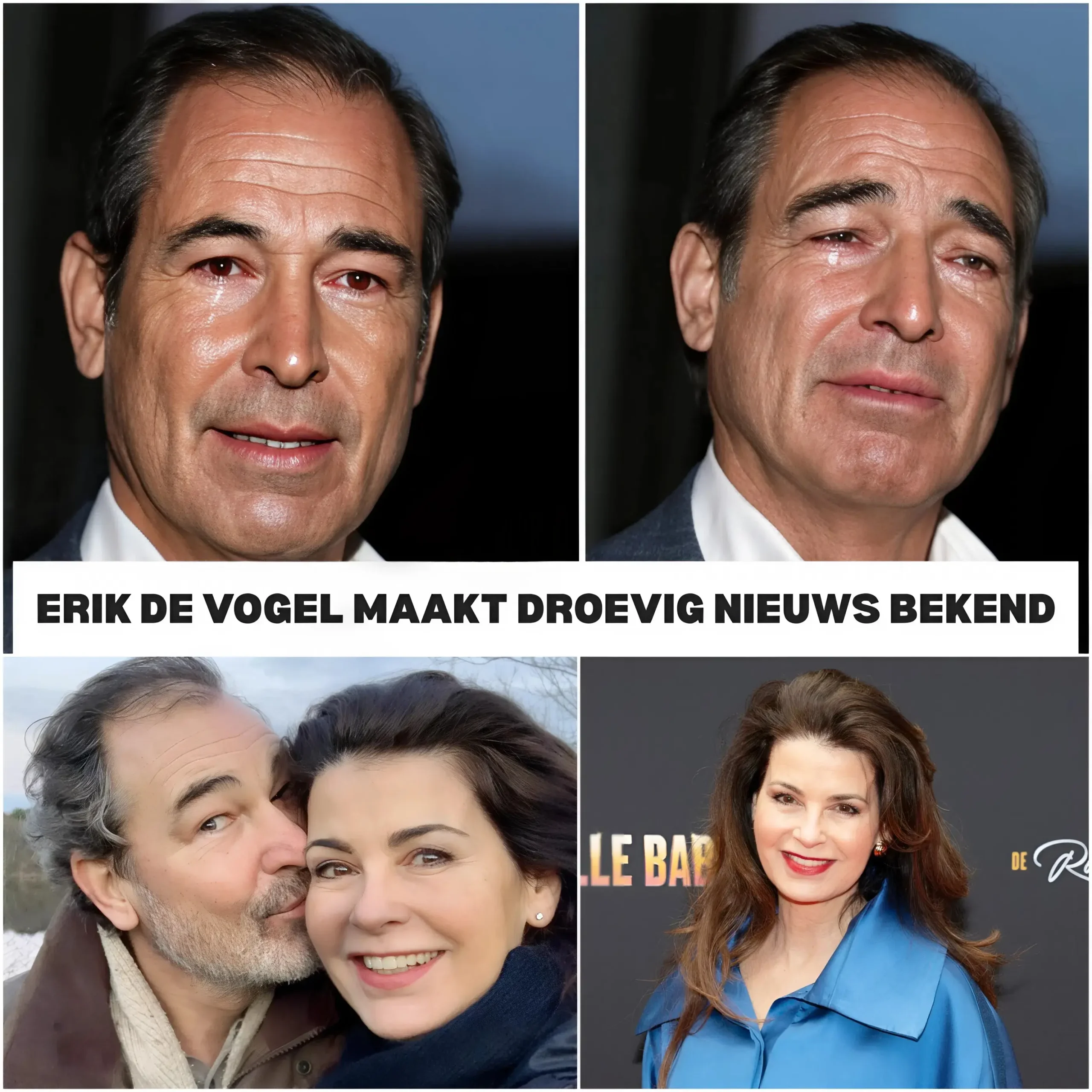 Cover Image for Erik de Vogel besloot het meest trieste nieuws aan te kondigen dat fans in tranen achterlaat: “Mijn vrouw, het is… 😭 Lees verder in de eerste reactie 👇