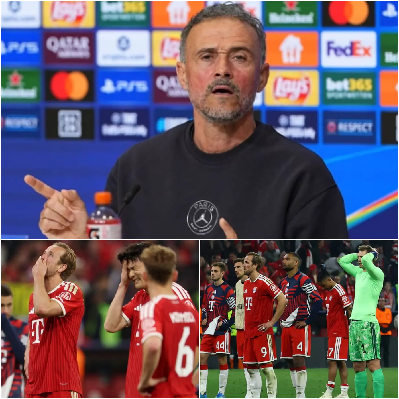 Cover Image for 💔 „Er ist zu talentiert, um ungenutzt zu bleiben…“ – Paris Saint-Germain-Trainer Luis Enrique sorgte für Aufsehen, als er sich öffentlich über einen jungen Star des FC Bayern München äußerte und ihm nahelegte, „zu wechseln, um größere Träume zu verwirklichen“.