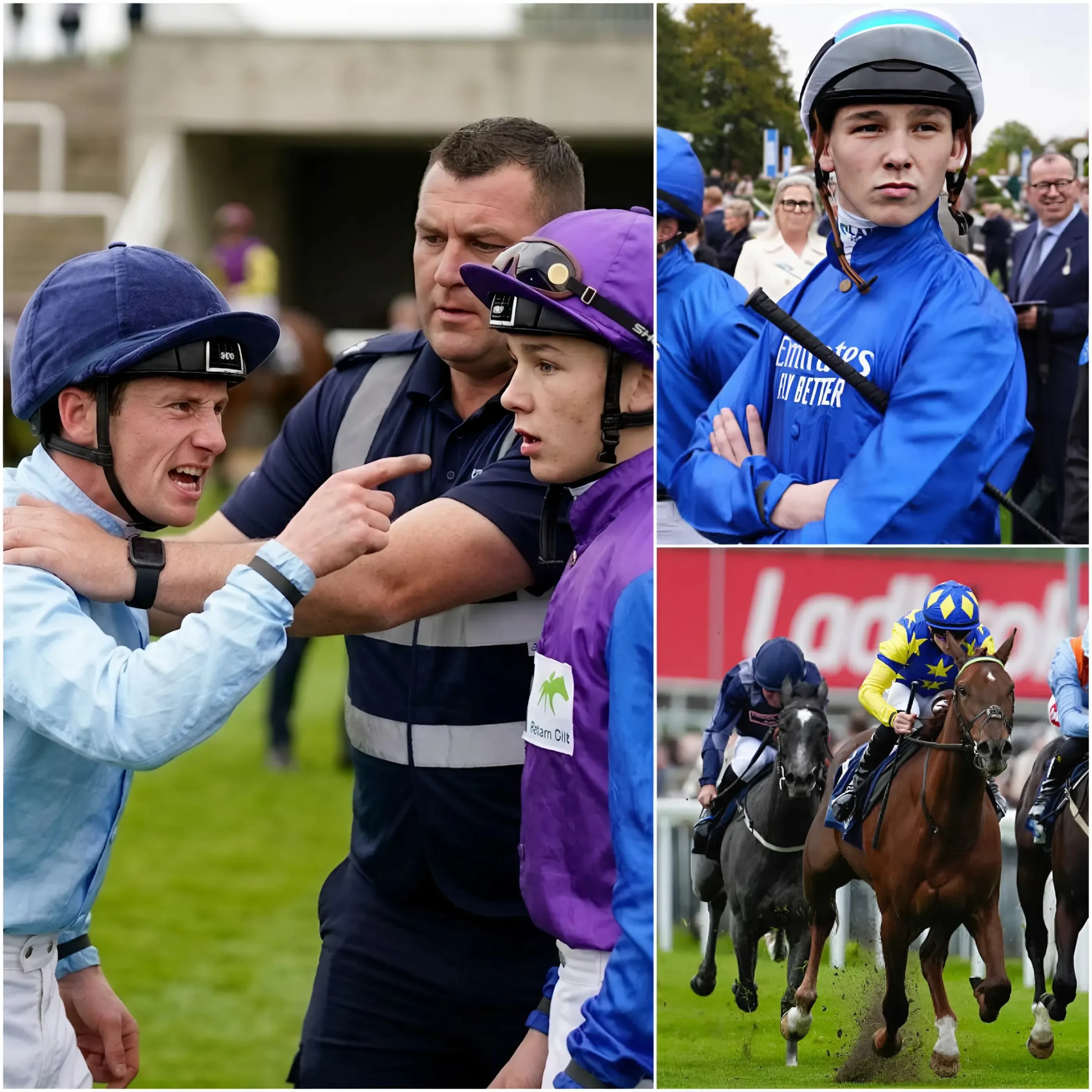 Cover Image for 💥🚨SHOCKING: “You only won the 2000 Guineas because of luck — you’re nowhere near my level!” – the fiery declaration from senior jockey Oisin Murphy aimed directly at Billy Loughnane has sent the British horse racing world into absolute chaos.