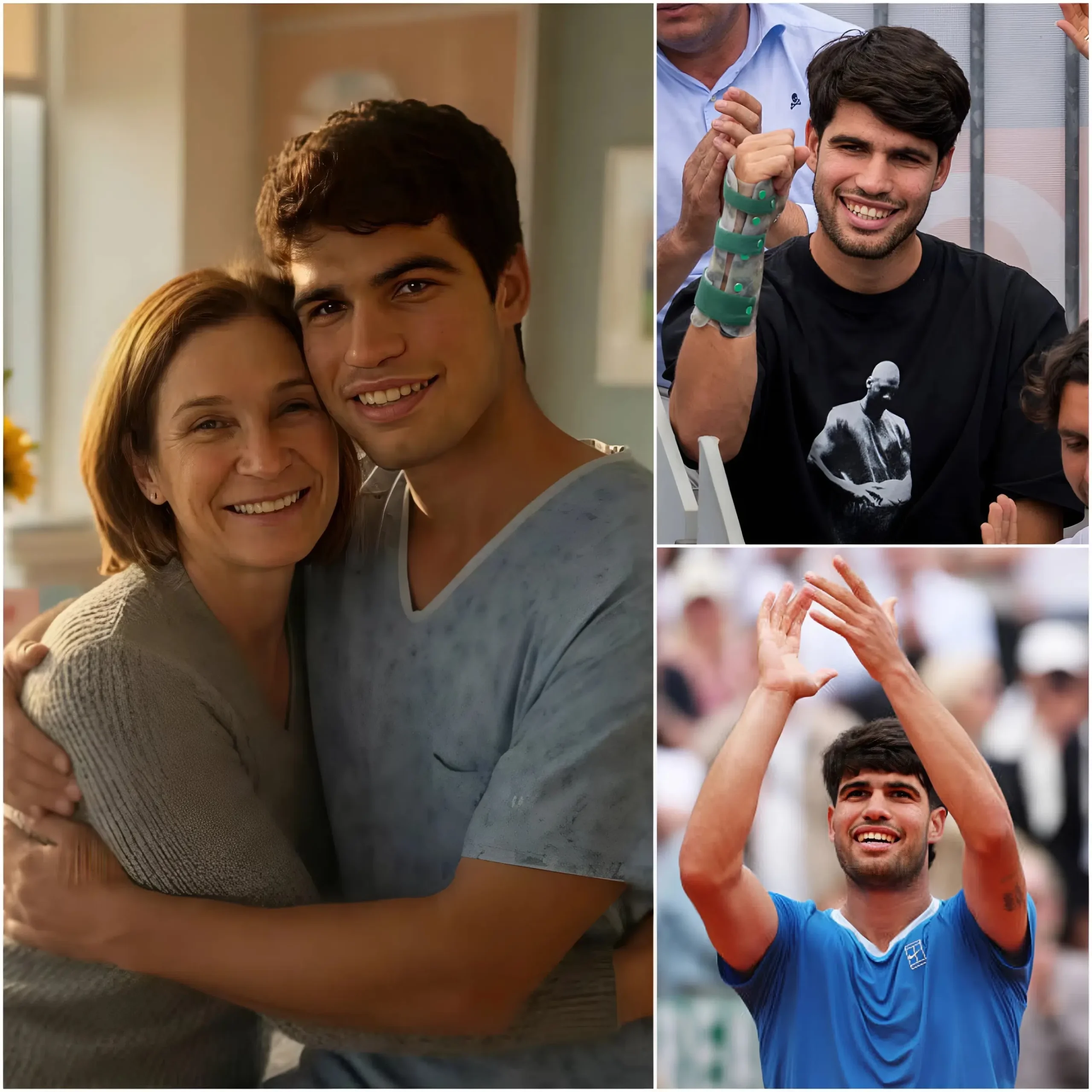 Cover Image for 💥BUENAS NOTICIAS de Carlos Alcaraz: Un mensaje conmovedor después de la cirugía. Después de un tiempo en silencio, la joven sensación del tenis finalmente habló y compartió palabras tranquilas y llenas de esperanza sobre su estado de salud.