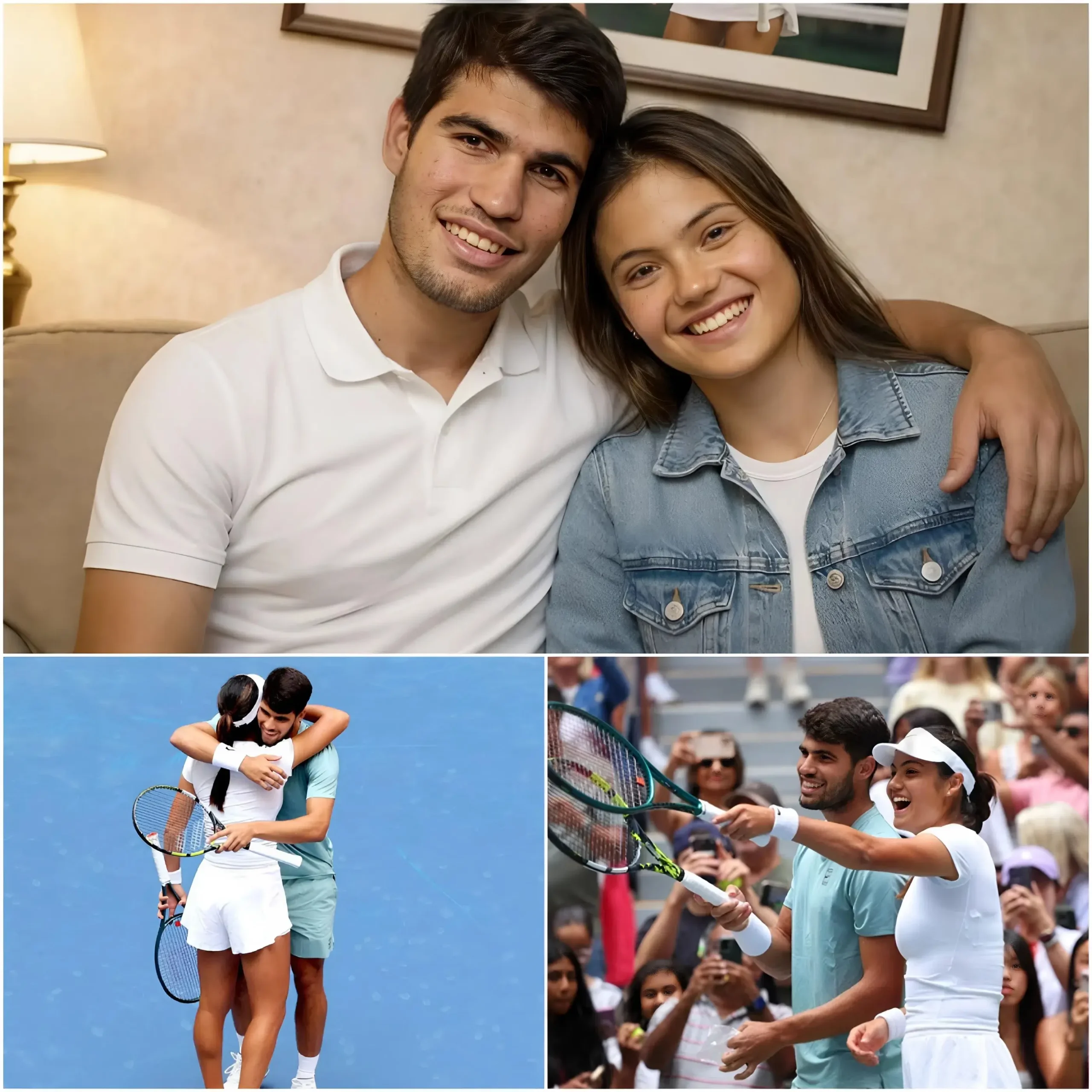 Cover Image for 😱🔥 Carlos Alcaraz y Emma Raducanu acaban de hacer explotar las redes sociales con un anuncio inesperado que dejó a los fanáticos completamente en shock.