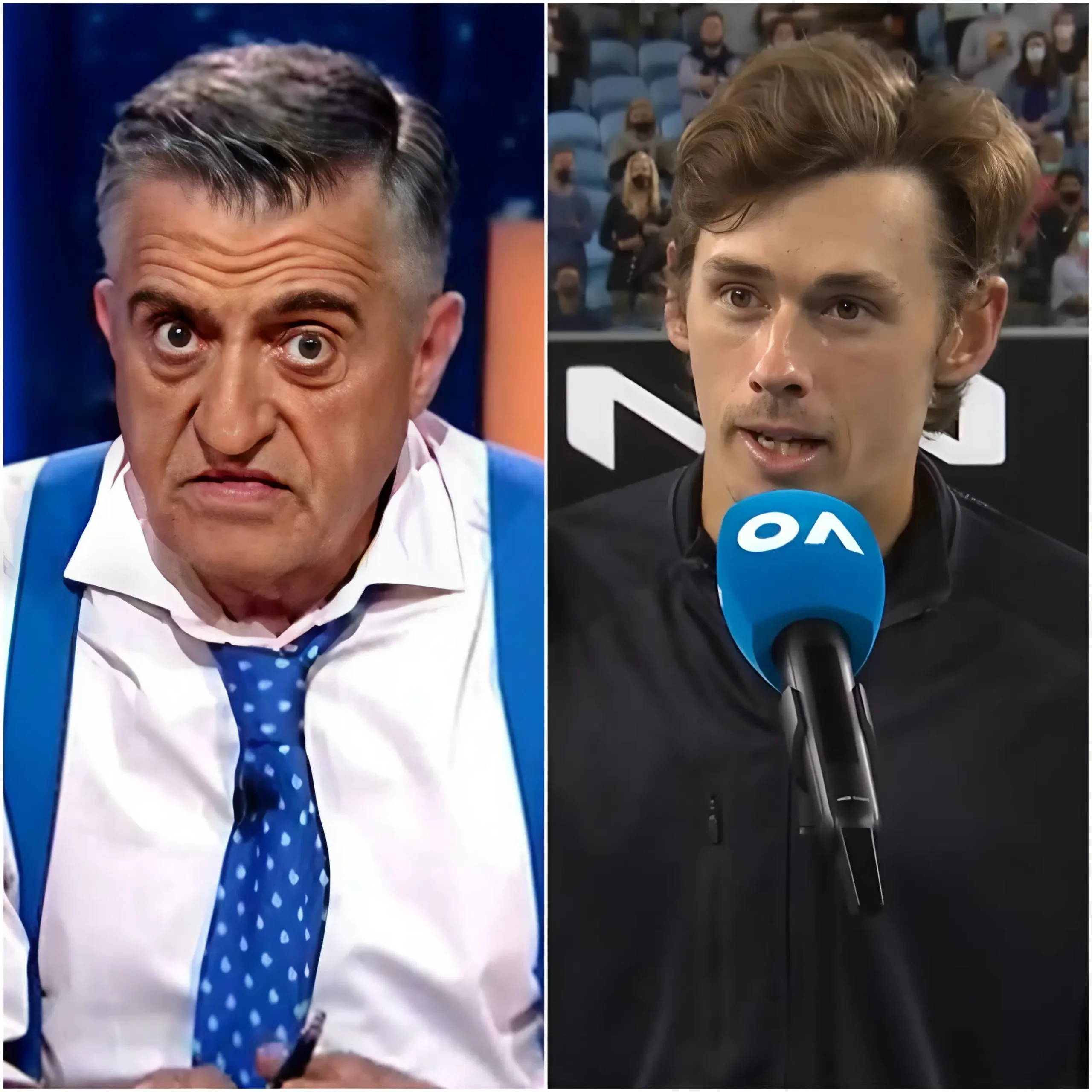 Cover Image for 💥🚨“He’s just a tennis player.” That’s what El Gran Wyoming said just seconds before Alex De Minaur left the entire studio speechless with a calm yet incredibly powerful response live on television. ⚡🎾