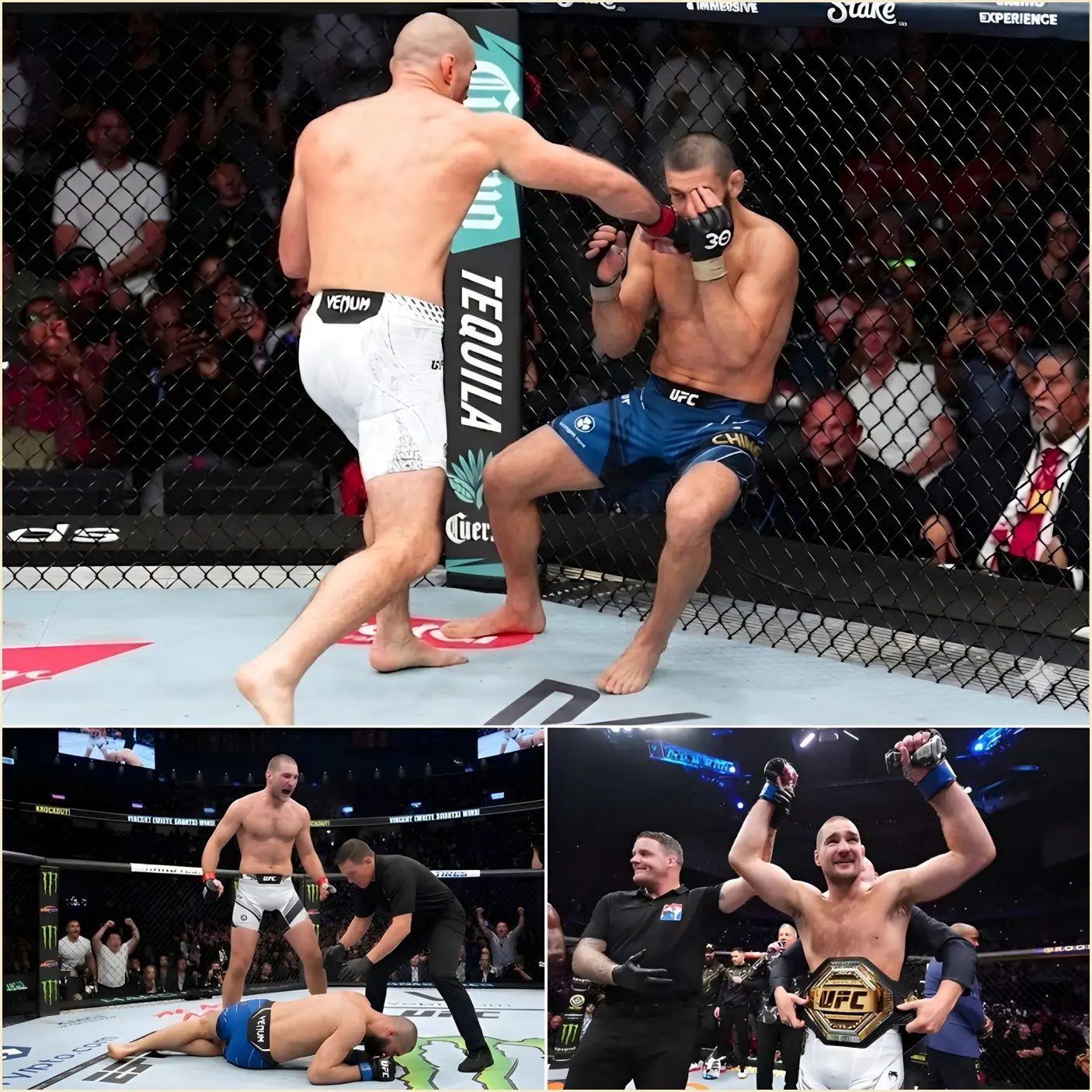 Cover Image for 🔥 “THE UFC WORLD WAS LEFT STUNNED!” — Sean Strickland Defeats Khamzat Chimaev in a Fashion Absolutely Nobody Saw Coming