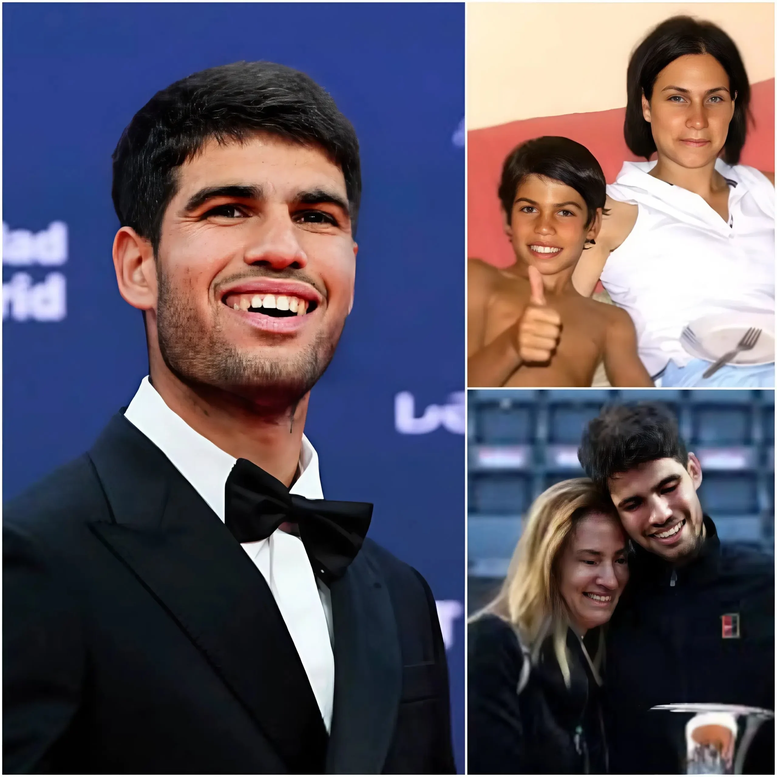 Cover Image for 💔🎾 Carlos Alcaraz rompió el corazón de millones de fans en el Día de la Madre…