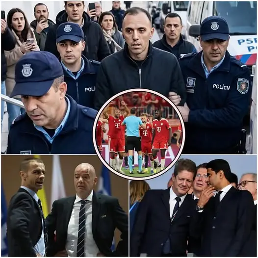 Cover Image for 🚨ÚLTIMA NOTICIA EL 11 de mayo: El árbitro João Pedro Silva Pinheiro recibió oficialmente un penalti sin precedentes por parte de la UEFA.
