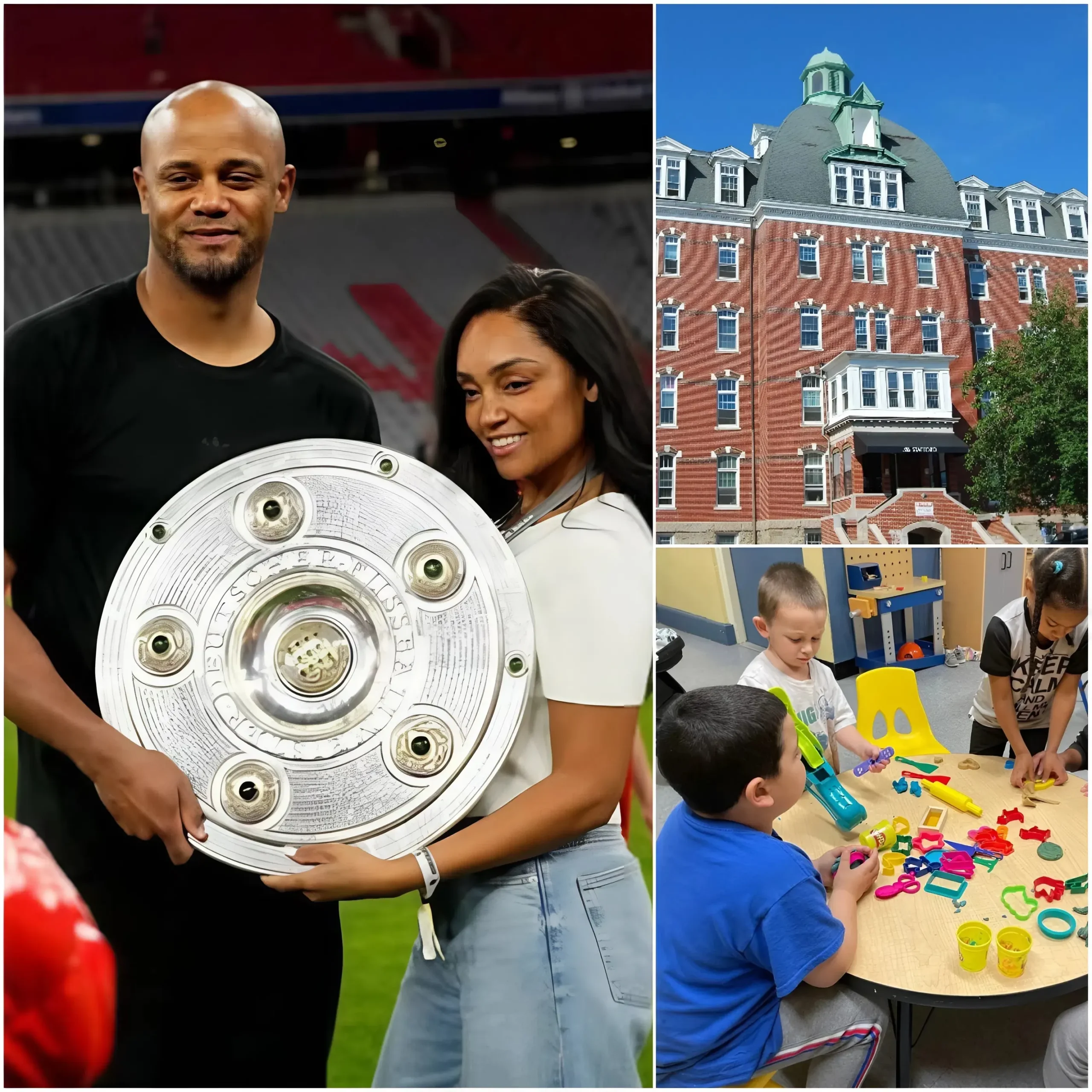 Cover Image for 💙EILMELDUNG: Vincent Kompany und seine Frau – Die Geschichte hinter zwei Jahren stiller Unterstützung für sieben Münchner Waisenhäuser