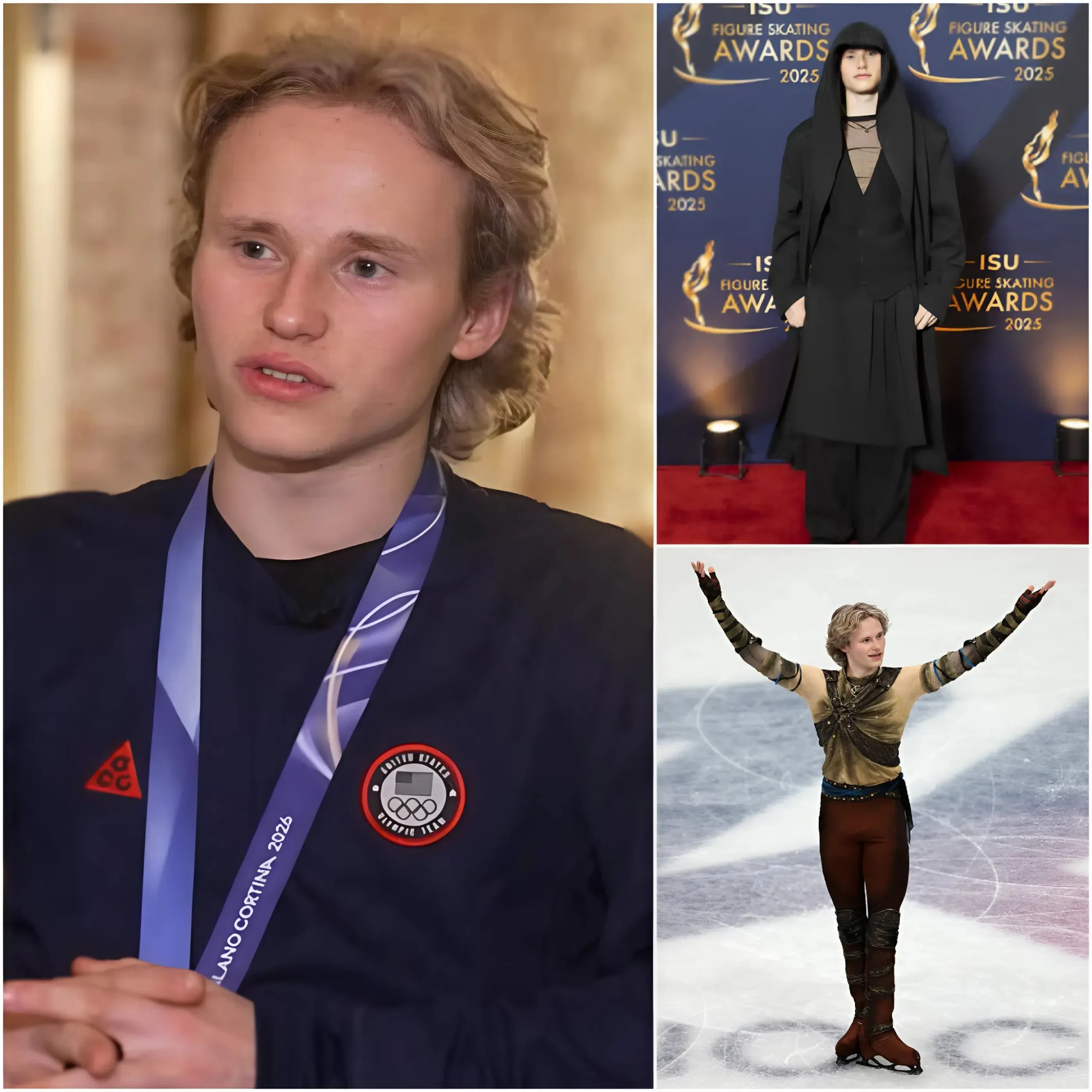 Cover Image for “I will not stop until the whole world sees my soul on the ice, instead of just a machine counting rotations!” – this powerful declaration from Ilia Malinin shattered all retirement rumors after the Olympic shock, opening a dramatic new chapter for the world of figure skating.