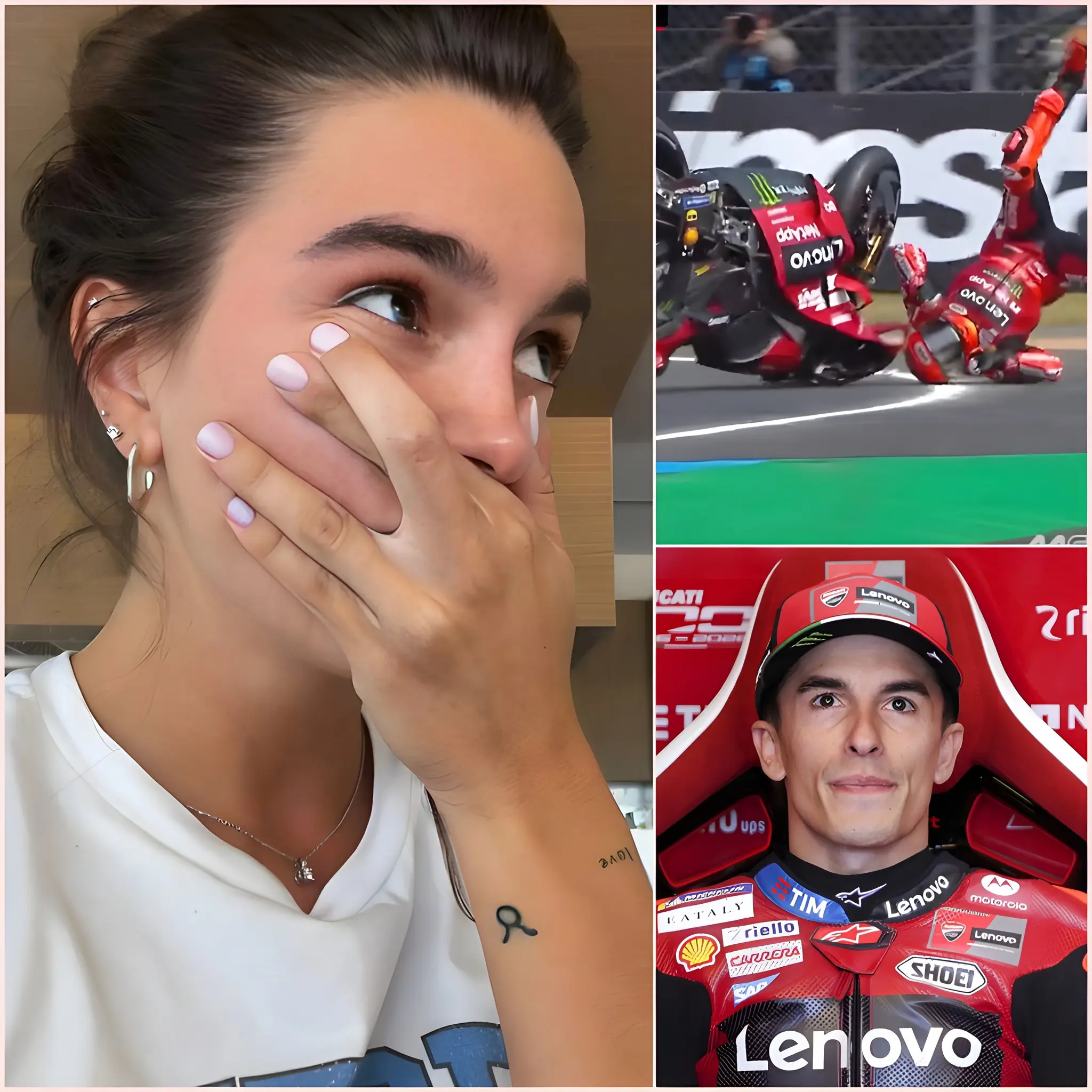 Cover Image for 💔 DÉCHIRANT : Il y a seulement 30 minutes à Madrid, en Espagne, Gemma Pinto a choqué et fait pleurer toute la communauté du MotoGP en révélant l’état actuel de Marc Marquez après son opération à la suite de son accident lors du Grand Prix de France. Le pilote Ducati est actuellement… 👇