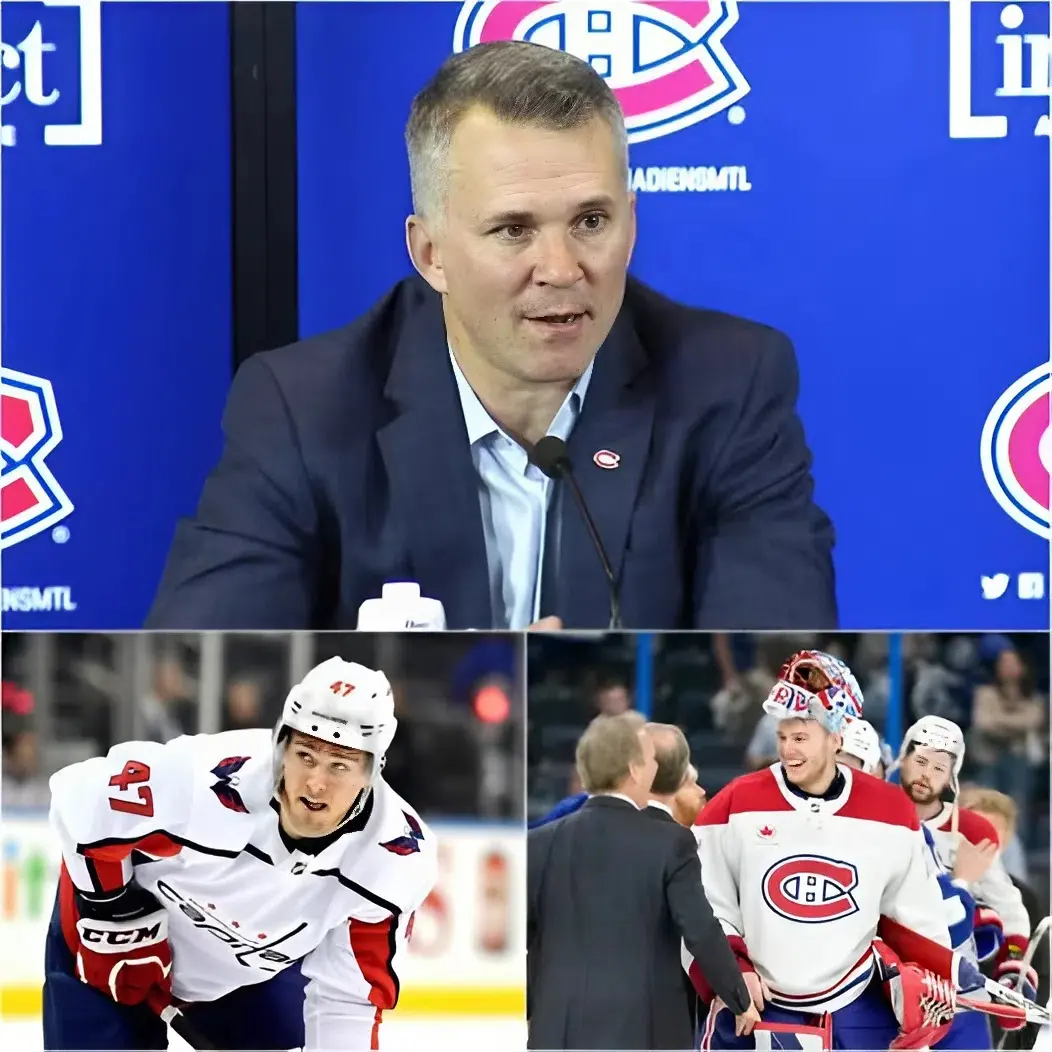 Cover Image for 🚨 DERNIÈRE MINUTE : Après la victoire 6-2 lors du match 3, l’entraîneur-chef des Montreal Canadiens, Martin St. Louis, a tenu une conférence de presse d’urgence et n’a pas pu contenir sa colère, accusant Beck Malenstyn d’avoir délibérément foncé à grande vitesse sur Jakub Dobes sans aucune tentative d’évitement, allant même jusqu’à pousser la cage après l’impact.