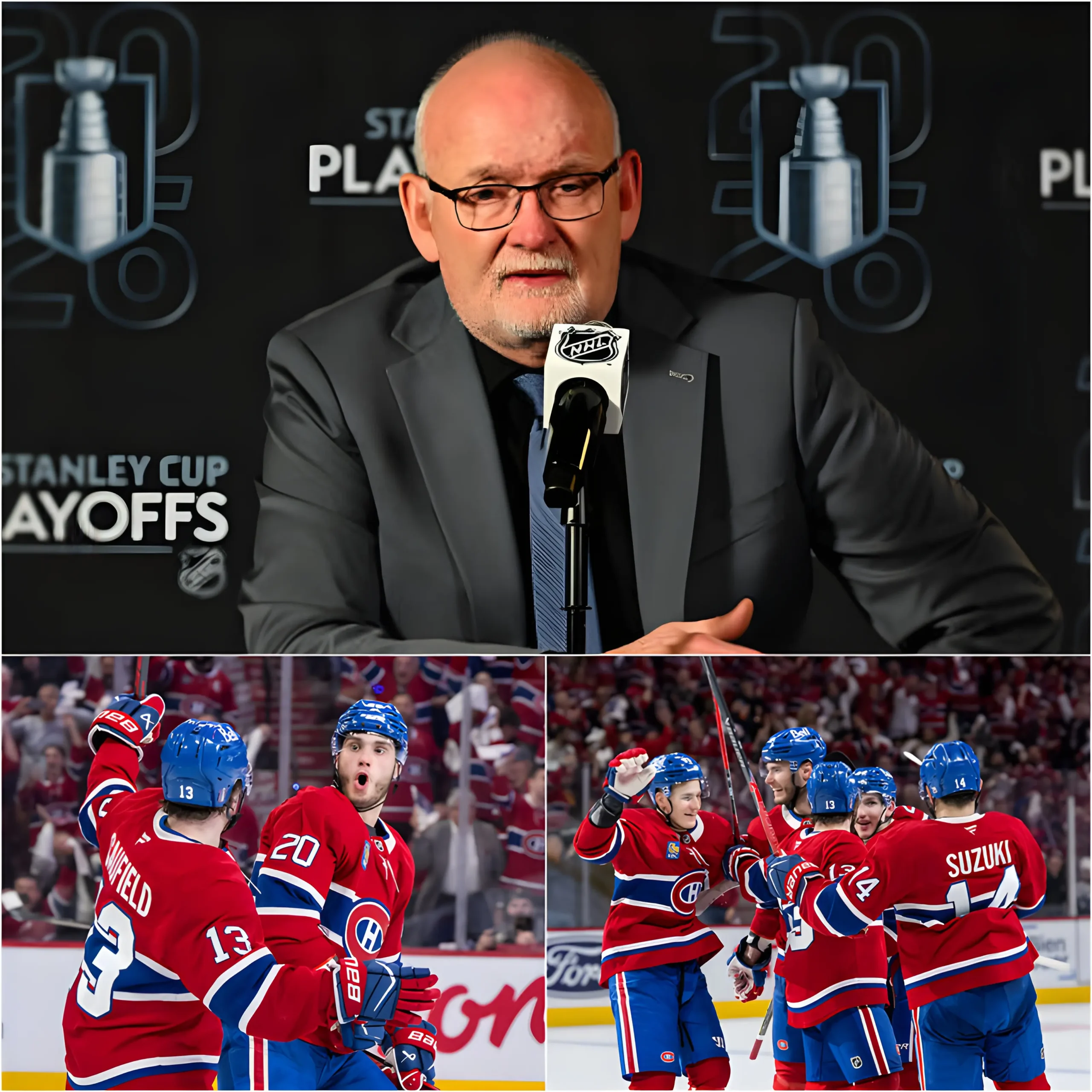 Cover Image for « Aujourd’hui, je dois vraiment admettre qu’il est un monstre. Ce n’est pas une surprise qu’il soit l’un des meilleurs joueurs des Canadiens de Montréal. Il est rare de trouver un joueur de ce calibre, et sans ses quelques actions décisives