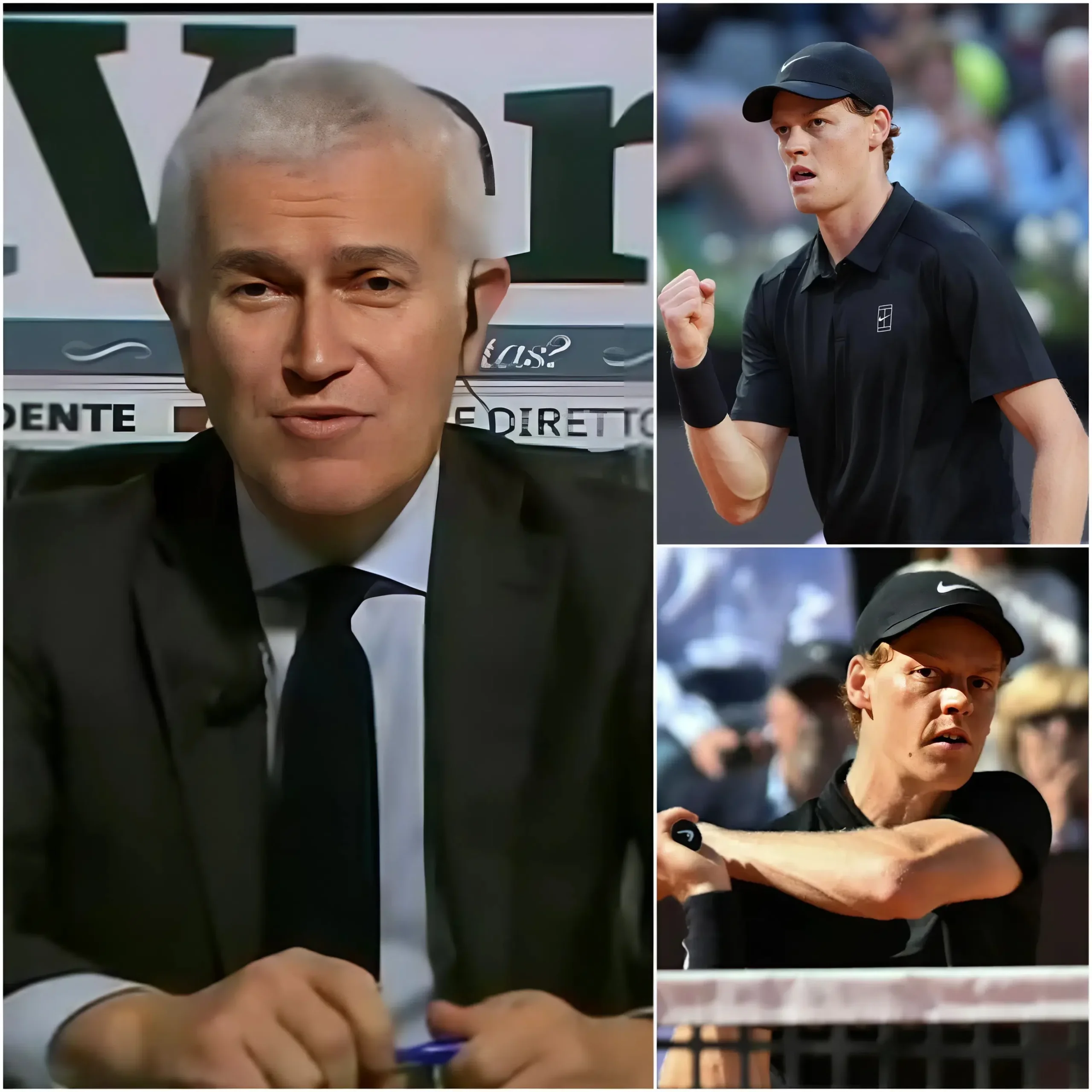 Cover Image for «QUEL RAGAZZO È SOLO UN TENNISTA E BASTA.» Queste sono state le parole pronunciate da Maurizio Belpietro solo pochi istanti prima che Jannik Sinner lasciasse tutti a bocca aperta nello studio televisivo con una risposta calma ma estremamente potente, trasmessa in diretta nazionale. ⚡🎾