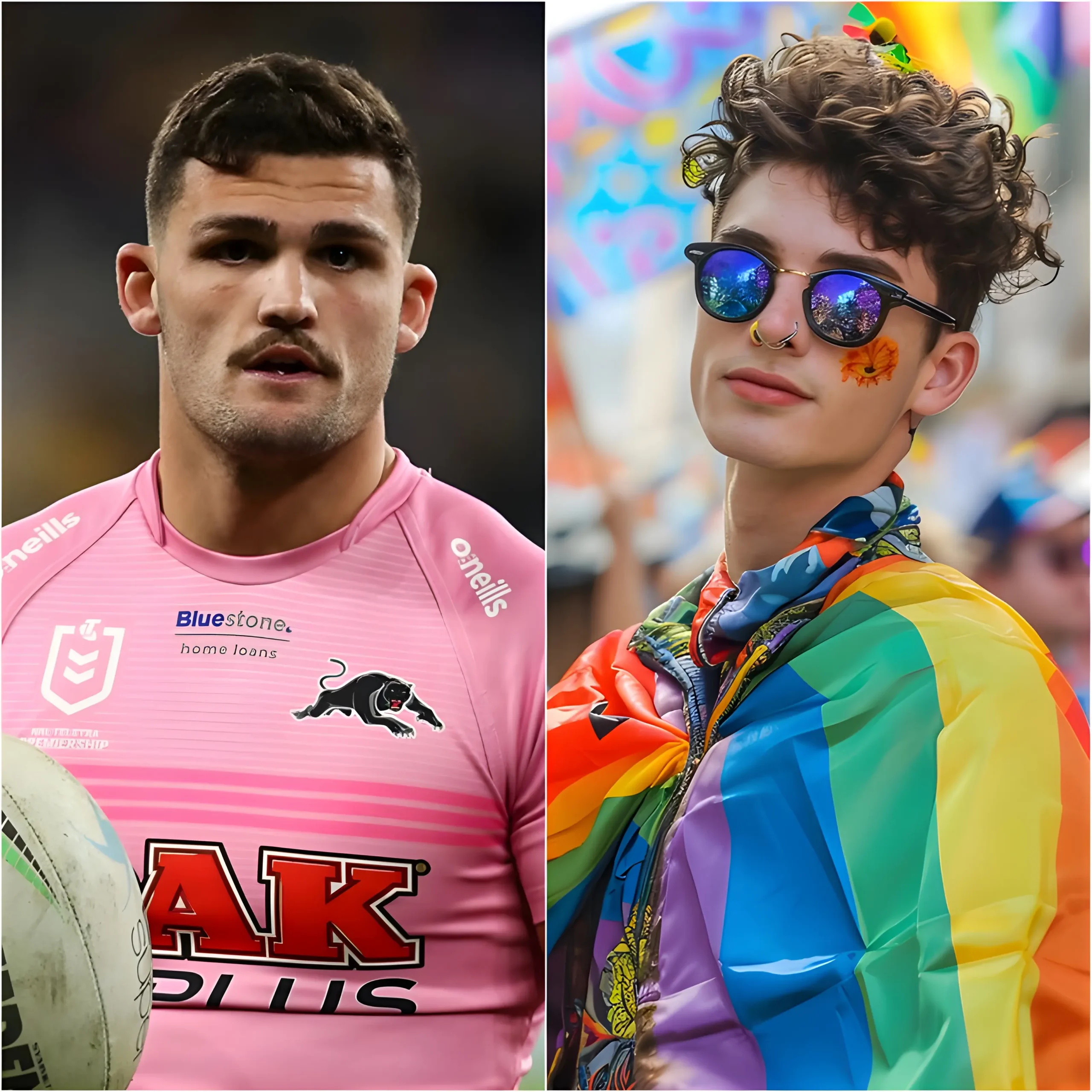 Cover Image for BREAKING NEWS SHAKING THE NRL: Penrith Panthers star Nathan Cleary has sent shockwaves across Australia after flatly refusing to wear the LGBT armband ahead of his team’s upcoming game.