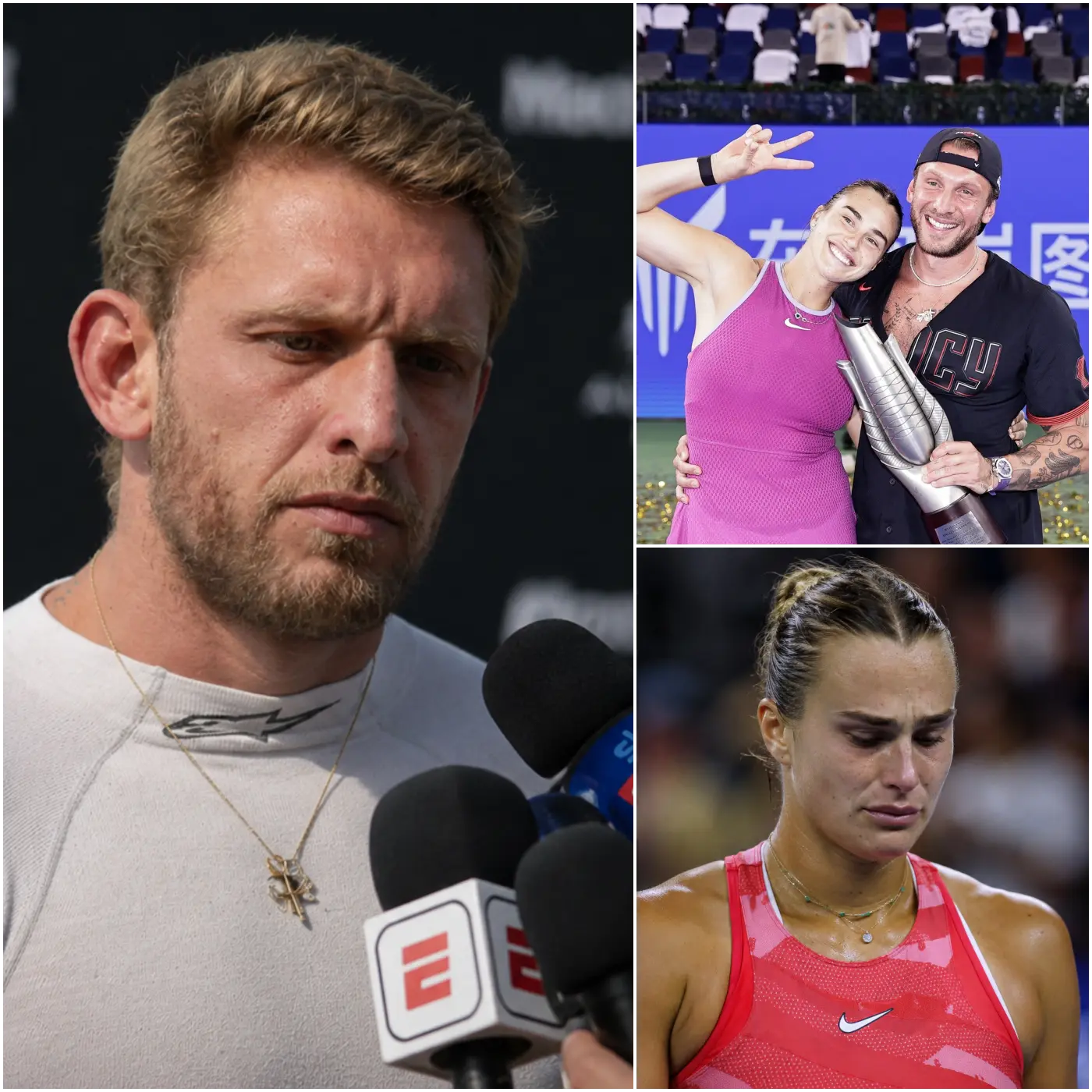 Cover Image for SAD NEWS: Aryna Sabalenka’s husband has left the global media and fans speechless after posting a heartbreaking 11-word message about her health…