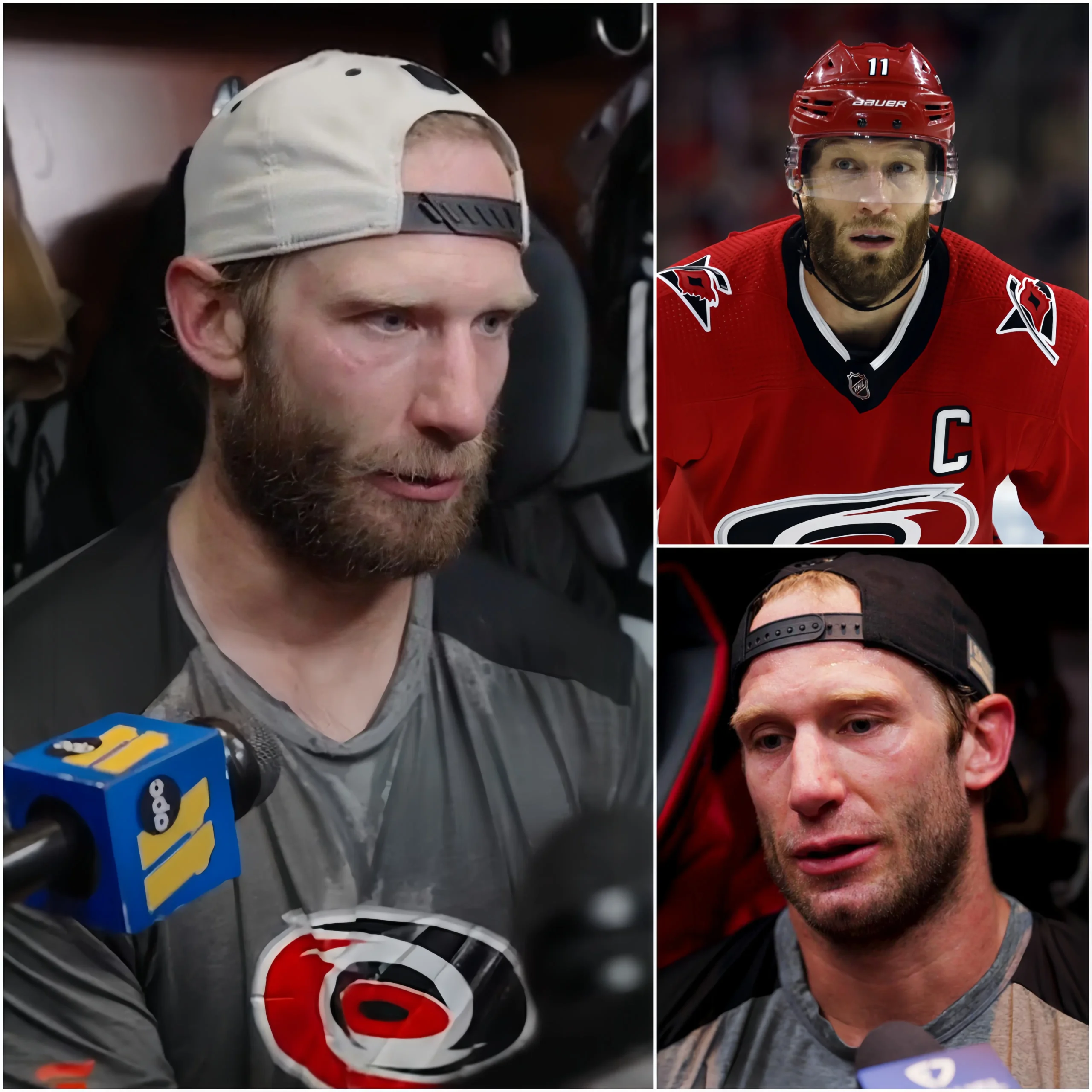 Cover Image for BREAKING: The current captain of the Carolina Hurricanes, Jordan Staal, is said to have shocked the NHL community by hinting at the possibility of retirement if forced to leave Carolina this summer.