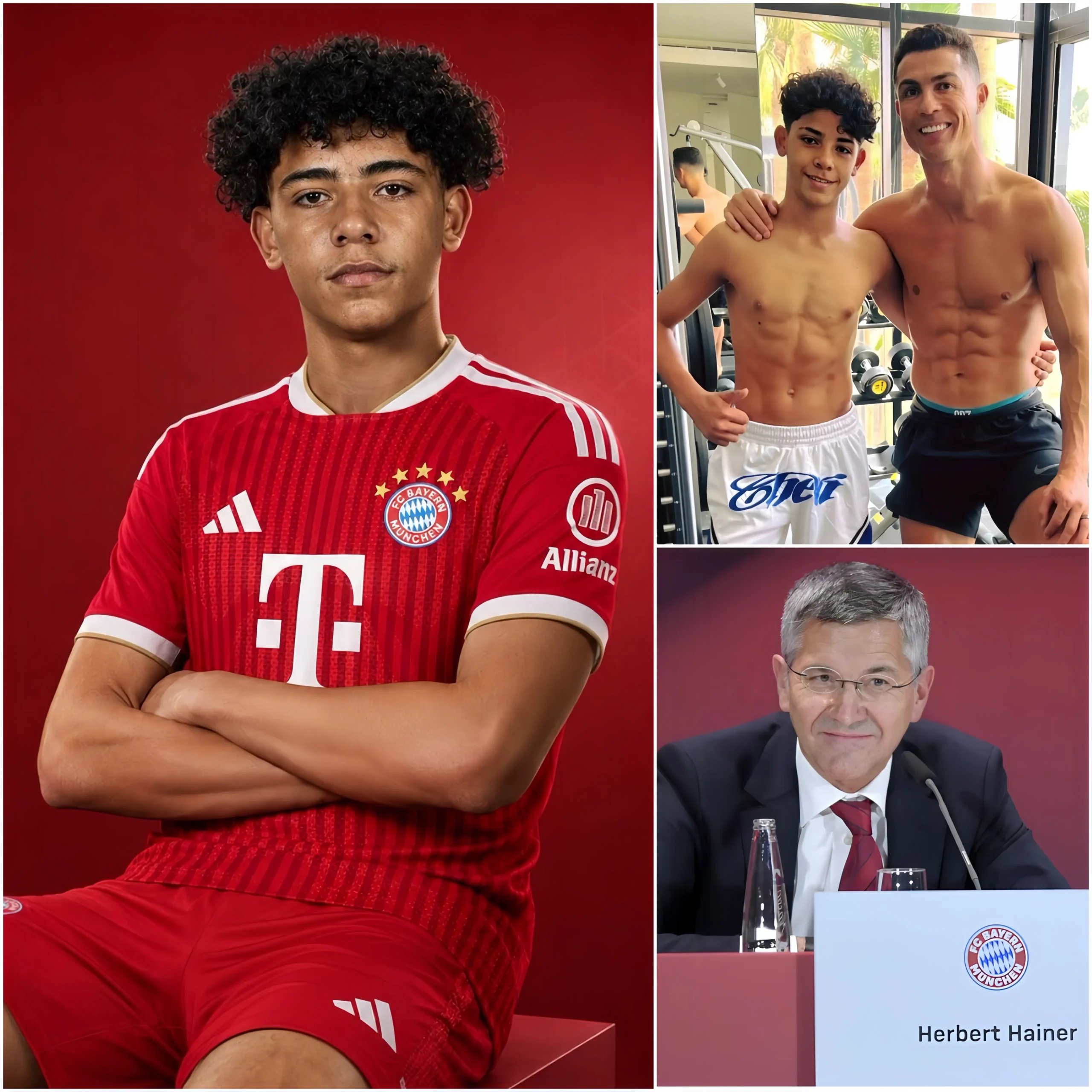 Cover Image for Schockierende Neuigkeiten von Fabrizio Romano: Der FC Bayern München eröffnet Cristiano Ronaldos Sohn eine strahlende Zukunft!
