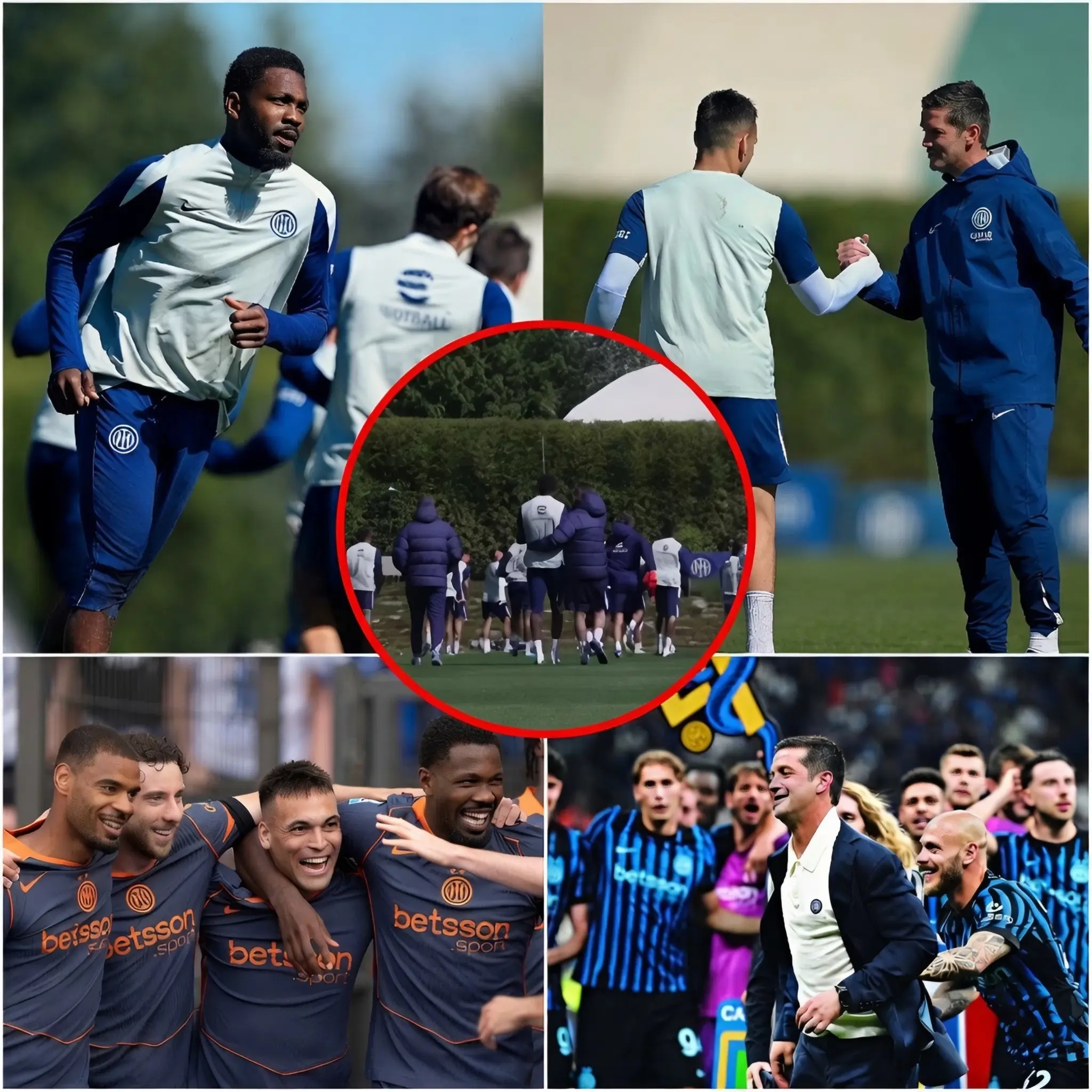 Cover Image for Prima dell’allenamento in preparazione a una delle ultime partite di Serie A contro la Lazio, il tecnico dell’Inter Milan, Cristian Chivu, ha radunato l’intera squadra al centro del campo — non per parlare di tattica o schemi, ma per condividere un momento carico di emozione.