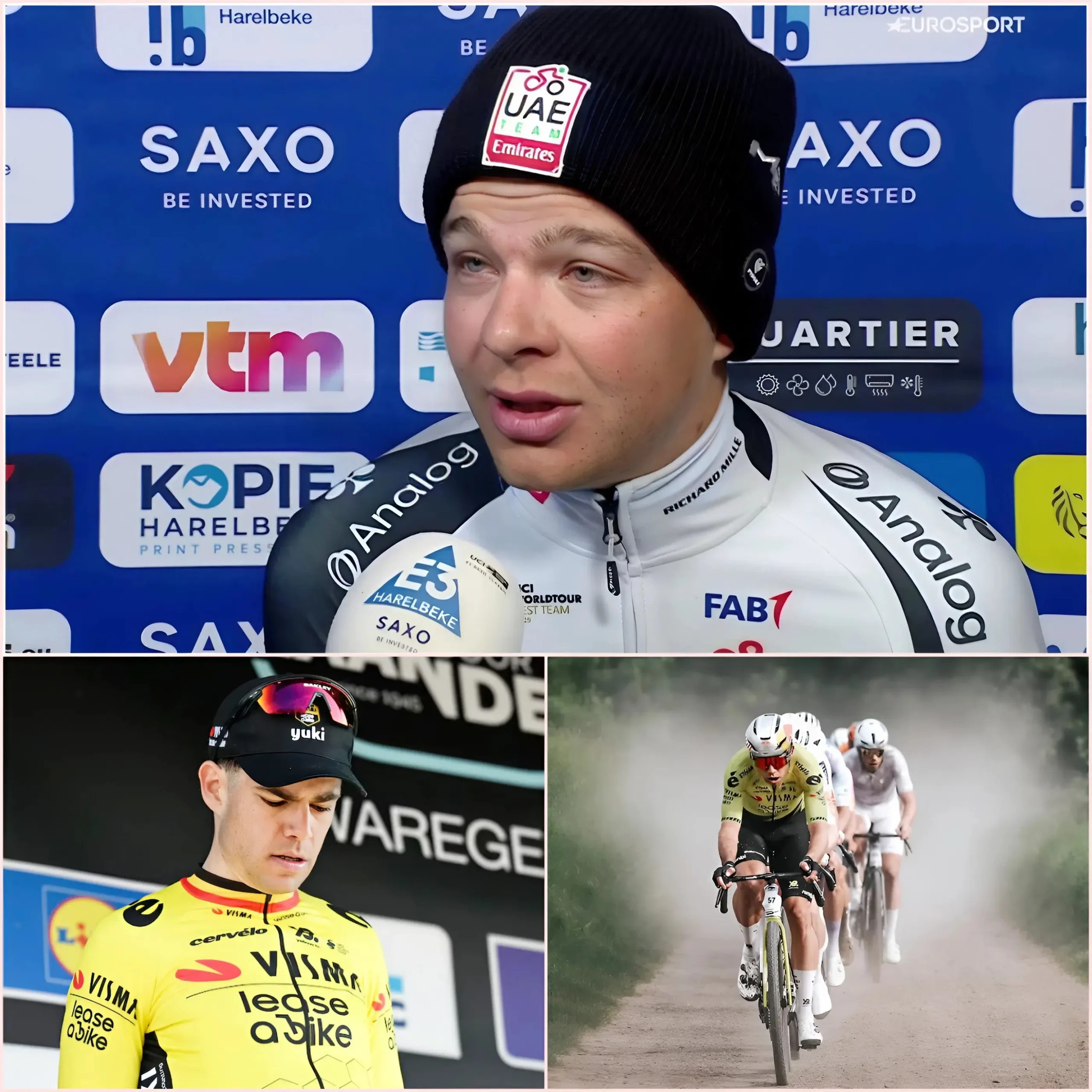 Cover Image for 🔴 “Valsspelen”: Florian Vermeersch beschuldigde Wout van Aert ervan illegale technologie op zijn fiets te hebben gebruikt tijdens de Marly Grav Race van 2026.