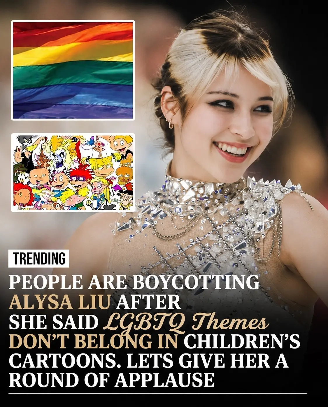 Cover Image for 🔥BOYCOTT ALYSA LIU🔥 Alysa Liu is becoming the center of a massive online storm after making controversial comments about LGBTQ themes in children’s animated films, sparking outrage across social media.
