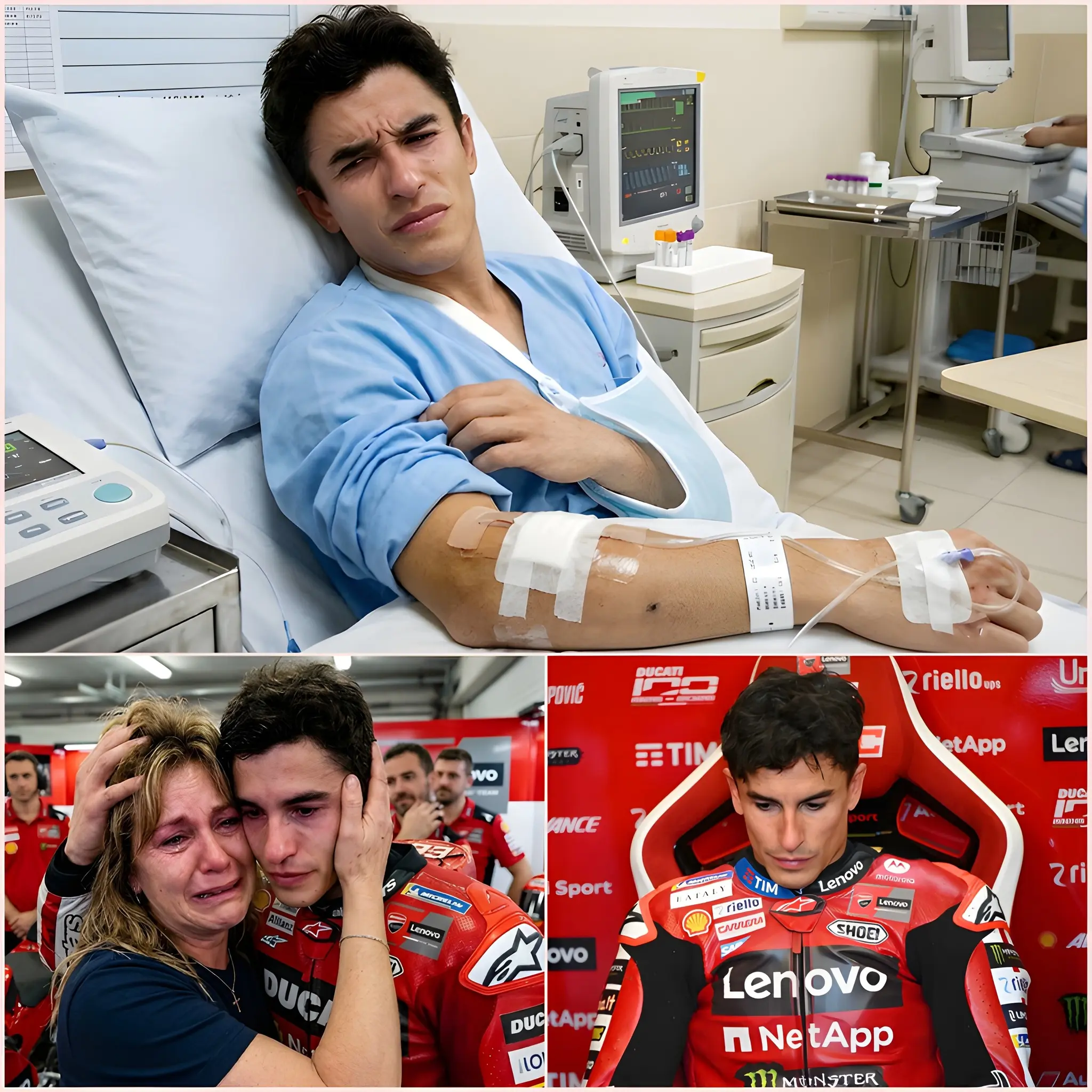 Cover Image for 💔TRISTE NOUVELLE : Il y a 10 minutes à Madrid, en Espagne, la mère de Marc Marquez a brisé le cœur de tous les fans de MotoGP en révélant l’état de santé actuel du pilote. Marc Marquez subit une opération chirurgicale des plus difficiles… 👇