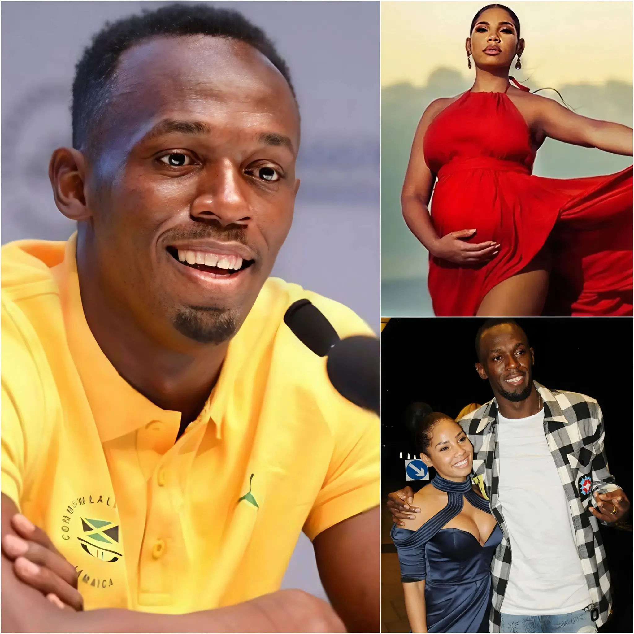 Cover Image for GREAT NEWS 💓 Usain Bolt stunned fans when he and his wife Kasi Bennett announced they are expecting their fourth child. The Jamaican legend also shared touching details about the baby’s name and gender, sparking excitement within the athletics community, who are all thrilled and congratulating the couple.