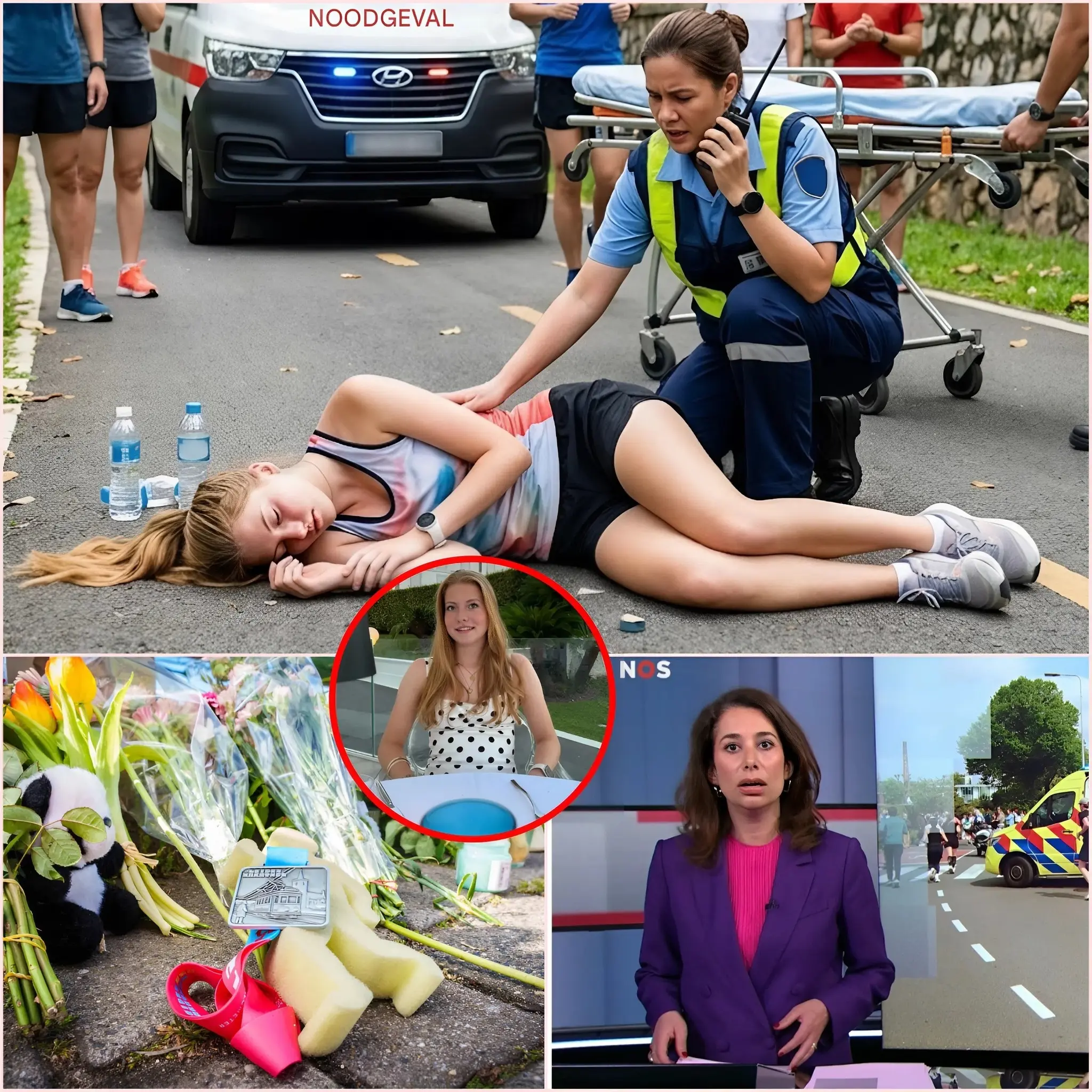 Cover Image for 💔 “ZE WILDE GEWOON RENNEN… EN TOEN KWAM ZE NOOIT MEER TERUG.” — Heel Nederland was diep bedroefd door de tragedie van Rosalie Hoedjes, wiens deelname aan de marathon van Leiden in tranen eindigde…