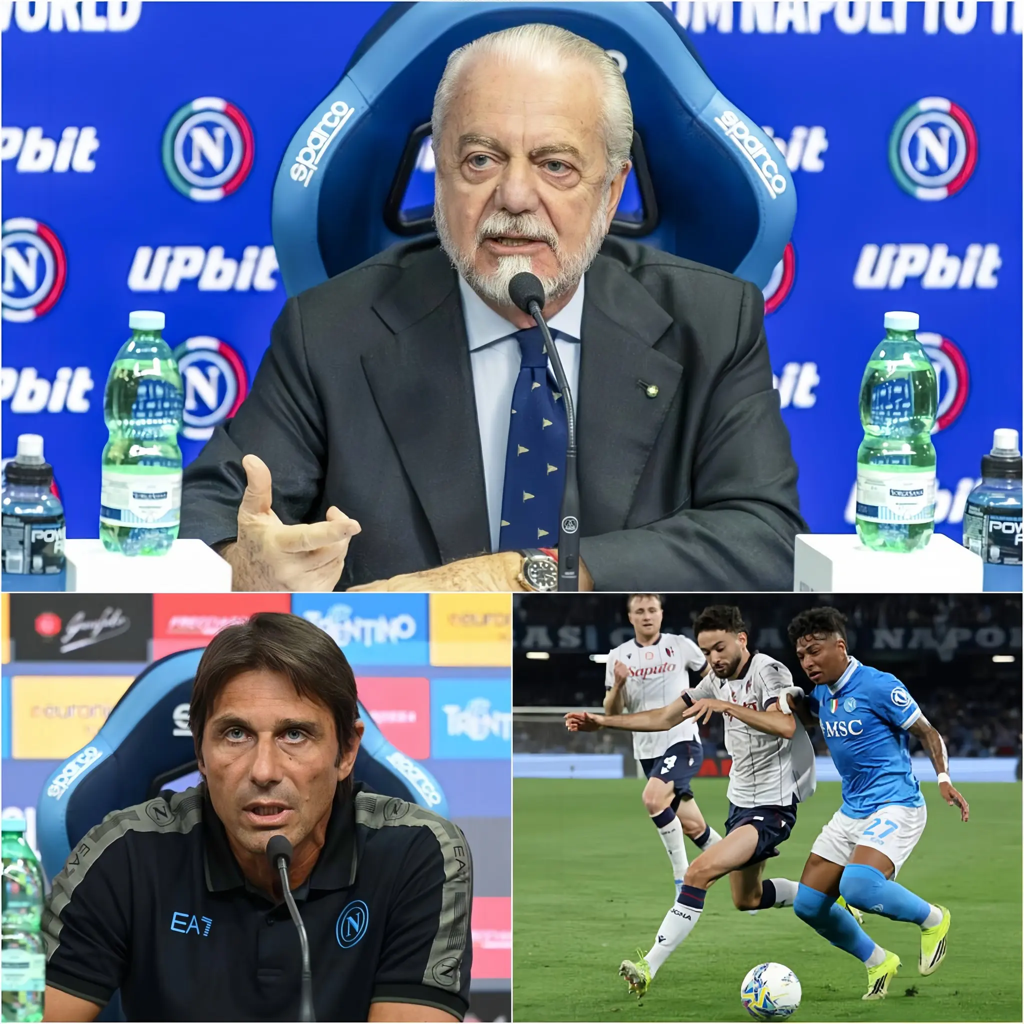 Cover Image for 🚨 “VIA SUBITO DAL NAPOLI!” Il presidente del Napoli, Aurelio De Laurentiis, ha fatto tremare l’intero ambiente del club con una dichiarazione a dir poco esplosiva.