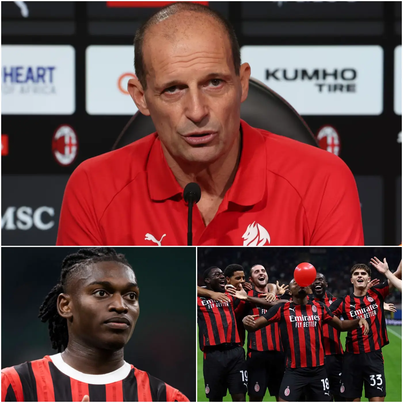 Cover Image for 🚨 «Se non ti piace, allora fermati, non pensare di essere così importante!» — Il tecnico Allegri ha lanciato un ultimatum chiaro e diretto a Leão proprio mentre minaccia di ritirarsi.