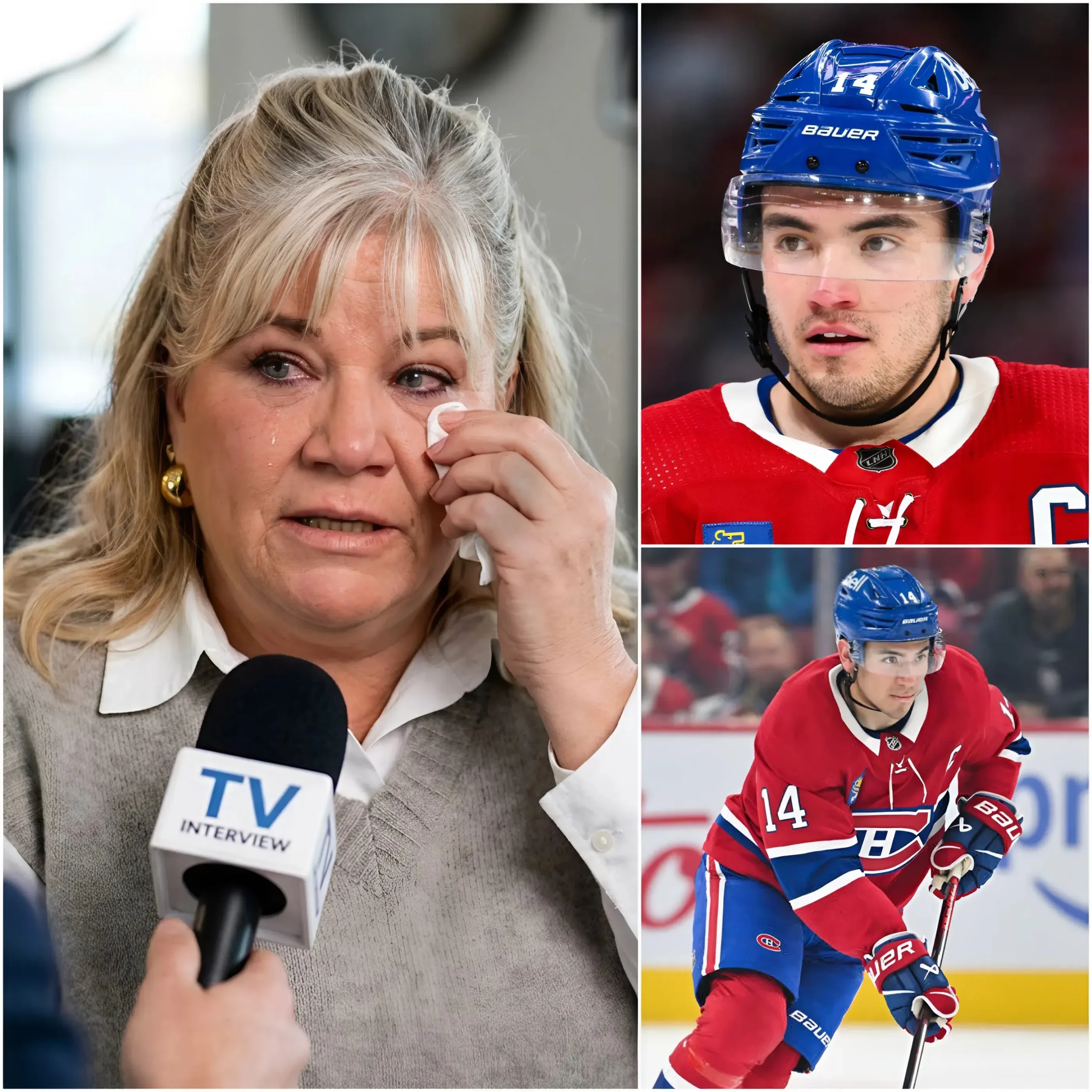 Cover Image for 🚨 ALERTE INFO ! La mère de Nick Suzuki, Amanda Suzuki, a finalement brisé le silence et donné des nouvelles choquantes concernant l’état de son fils après le match extrêmement violent contre les Buffalo Sabres.