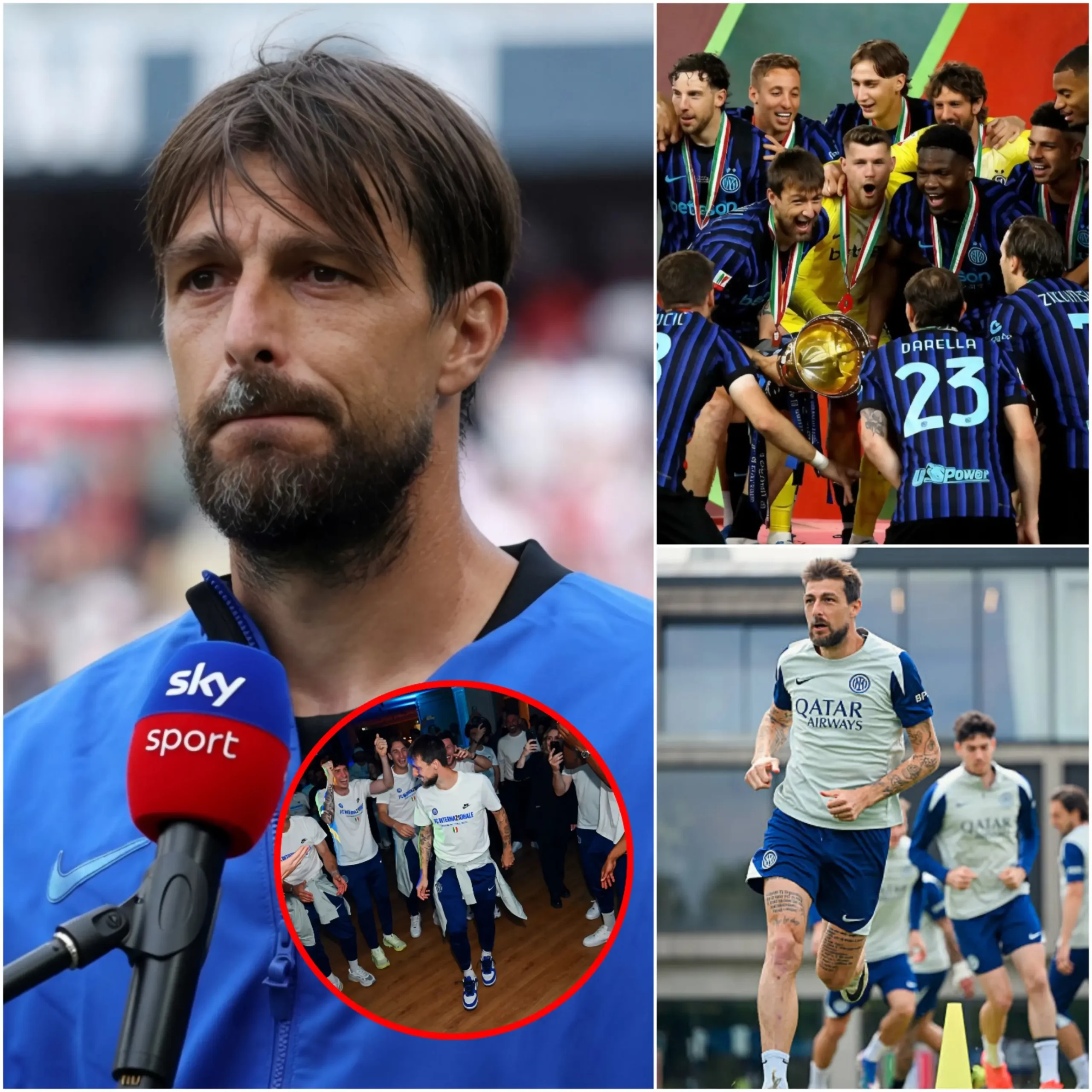 Cover Image for ❤️“Ho ancora un contratto e sono davvero felice all’Inter, e sarebbe ancora più bello se potessi vivere la Champions insieme a tutti voi.” Francesco Acerbi ha risposto così quando gli è stato chiesto del suo futuro all’Inter Milan. The Lion King non ha esitato a condividere le sue profonde emozioni riguardo alla vita e al calcio nella città di Milano.
