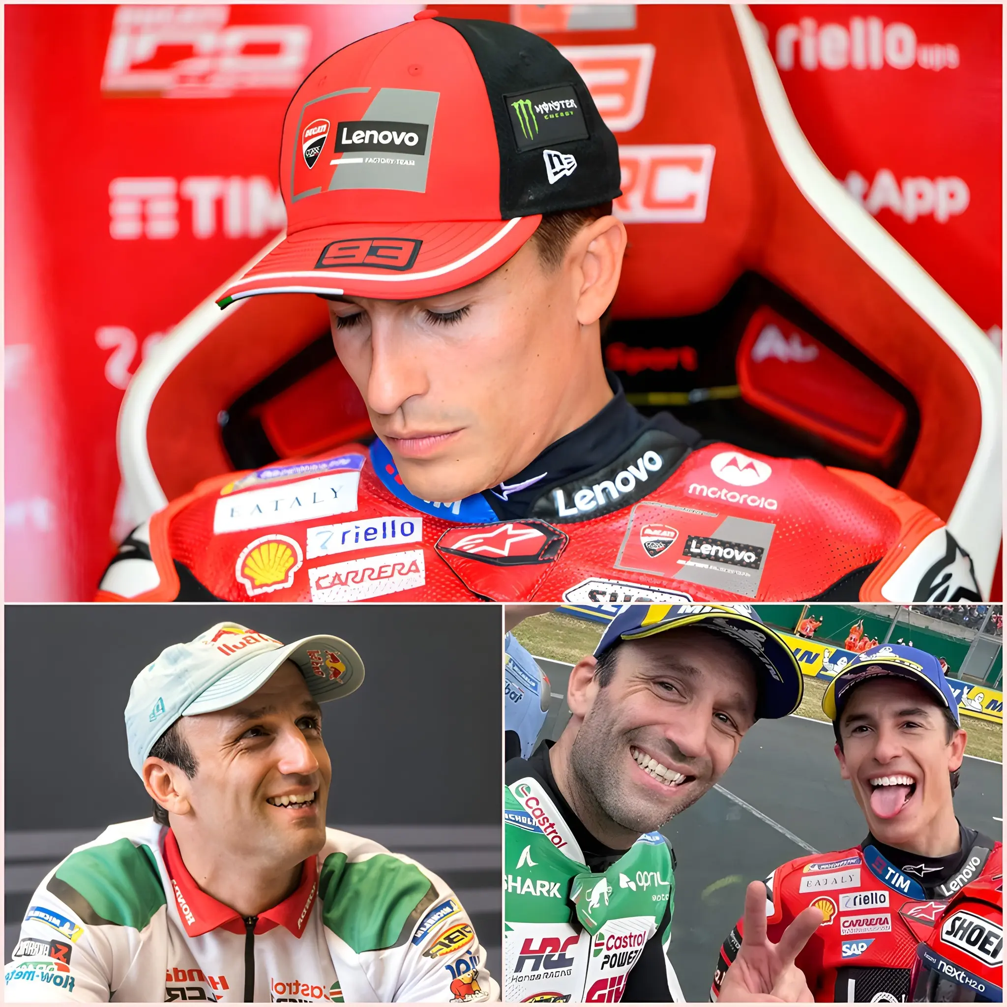 Cover Image for ❤️« POUR MOI, IL RESTERA TOUJOURS LE PILOTE MOTOGP NUMÉRO 1. » Avec tout le respect et la profonde admiration que je lui dois, Johann Zarco a ému aux larmes le monde entier du MotoGP en adressant ces mots sincères à Marc Marquez après le terrible accident dont le pilote espagnol a été victime lors du Grand Prix de France.