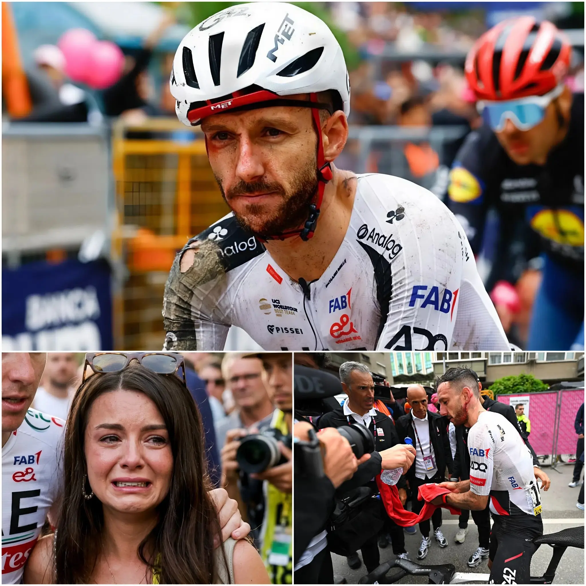 Cover Image for 🚨💥 “HANNO DISTRUTTO LA VITA DI MIO MARITO” Dopo il grave incidente durante il Giro d’Italia, Lisa Yates, moglie di Adam Yates, è scoppiata in lacrime denunciando pubblicamente gli organizzatori della corsa e chiedendo punizioni immediate per i responsabili.
