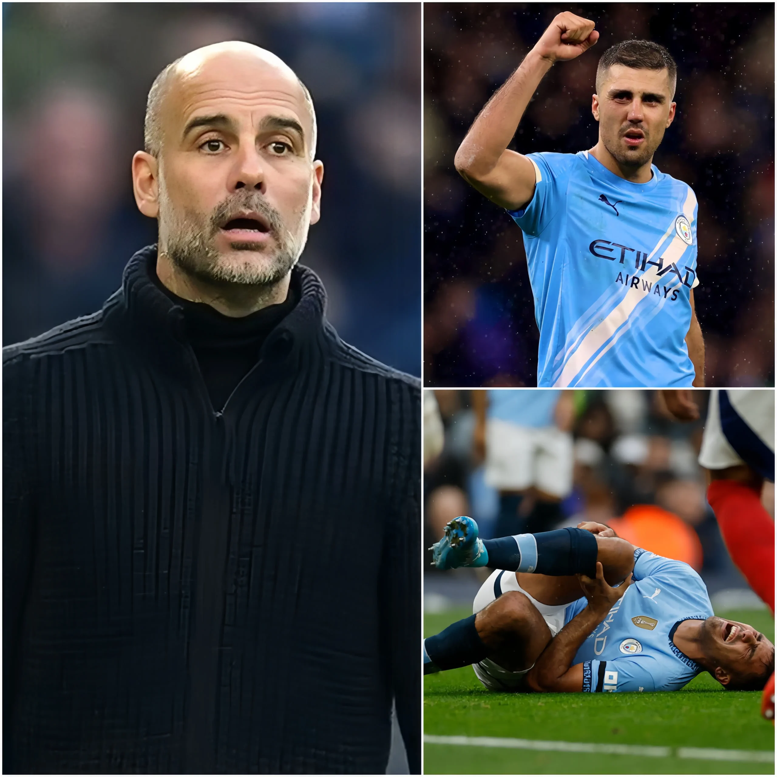 Cover Image for BAD NEWS FROM ETIHAD: Rodri reportedly suffered a serious injury after Manchester City’s win against Crystal Palace and will almost certainly miss the FA Cup final!
