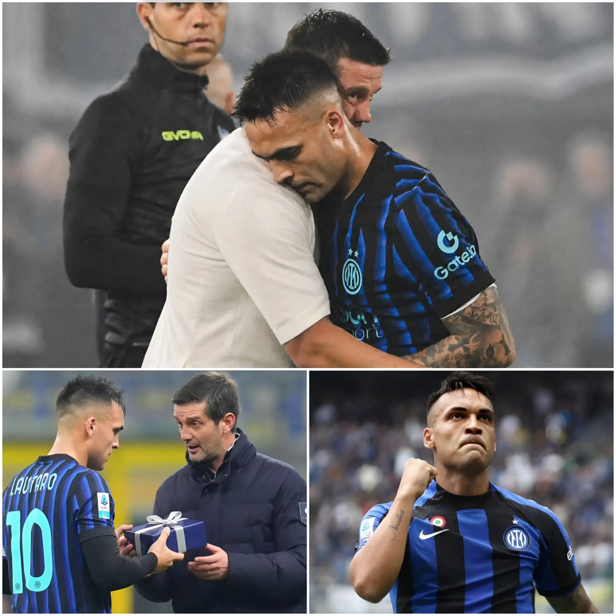 Cover Image for MOMENTO COMMOVENTE DOPO LA FINALE: UN ABBRACCIO E UN REGALO! Subito dopo la convincente vittoria nella finale di Coppa Italia 2026, Lautaro Martinez non ha impressionato soltanto per la sua straordinaria prestazione, ma ha anche toccato il cuore dei tifosi con un gesto pieno di significato.