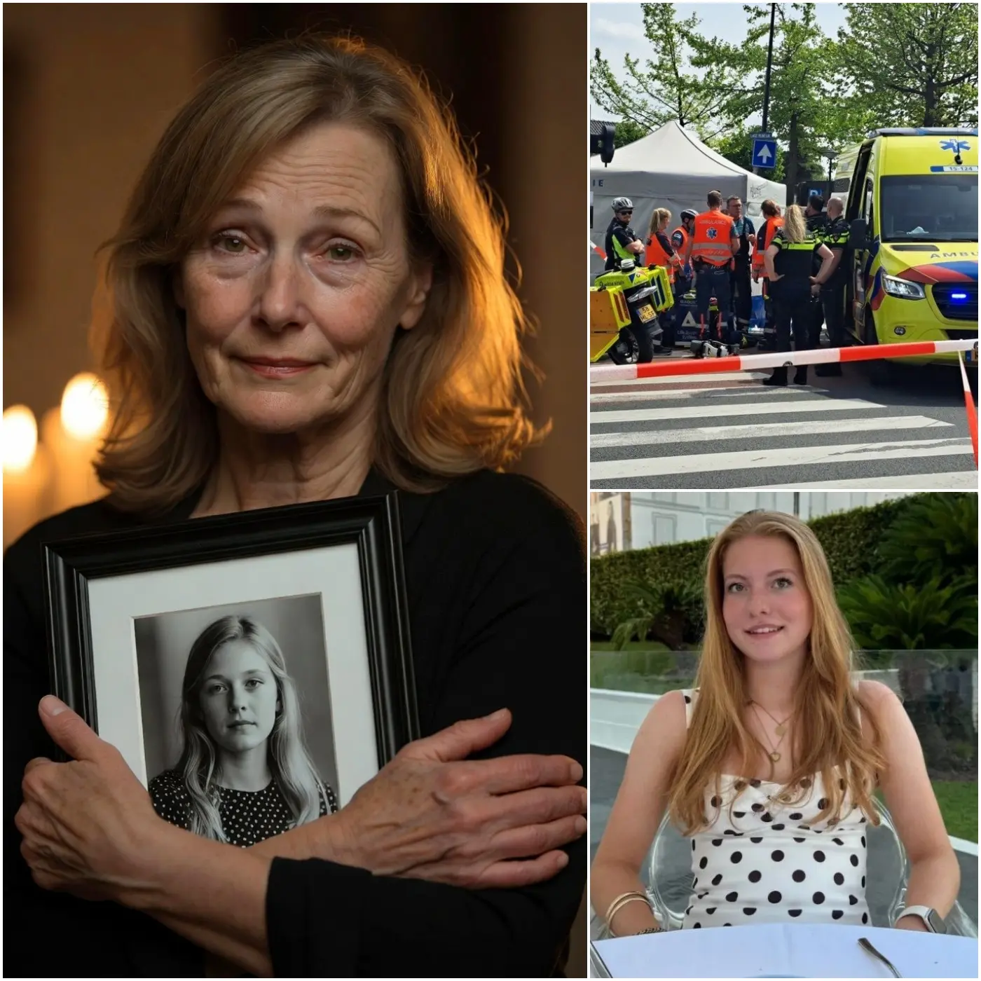 Cover Image for 😢“MIJN KLEINE DOCHTER IS NOOIT MEER TERUGGEKOMEN NA DIE RACE…” — Heel Nederland huilde mee met de hartverscheurende snikken van de familie van Rosalie Hoedjes na de tragedie tijdens de marathon van Leiden!