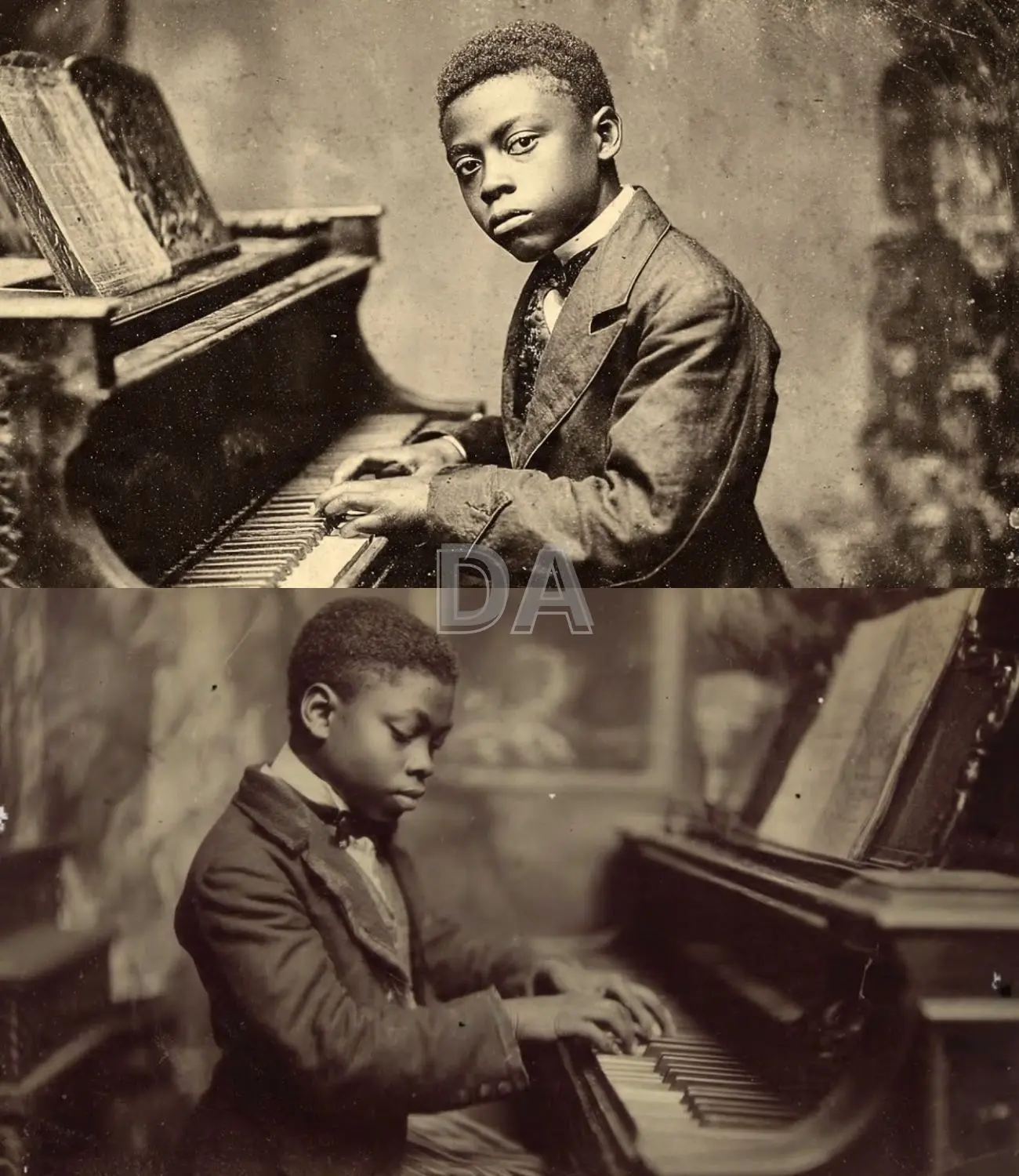 Cover Image for (1859, Thomas Wiggins) O menino negro que tocava piano como Mozart — mas nunca disse uma única palavra.