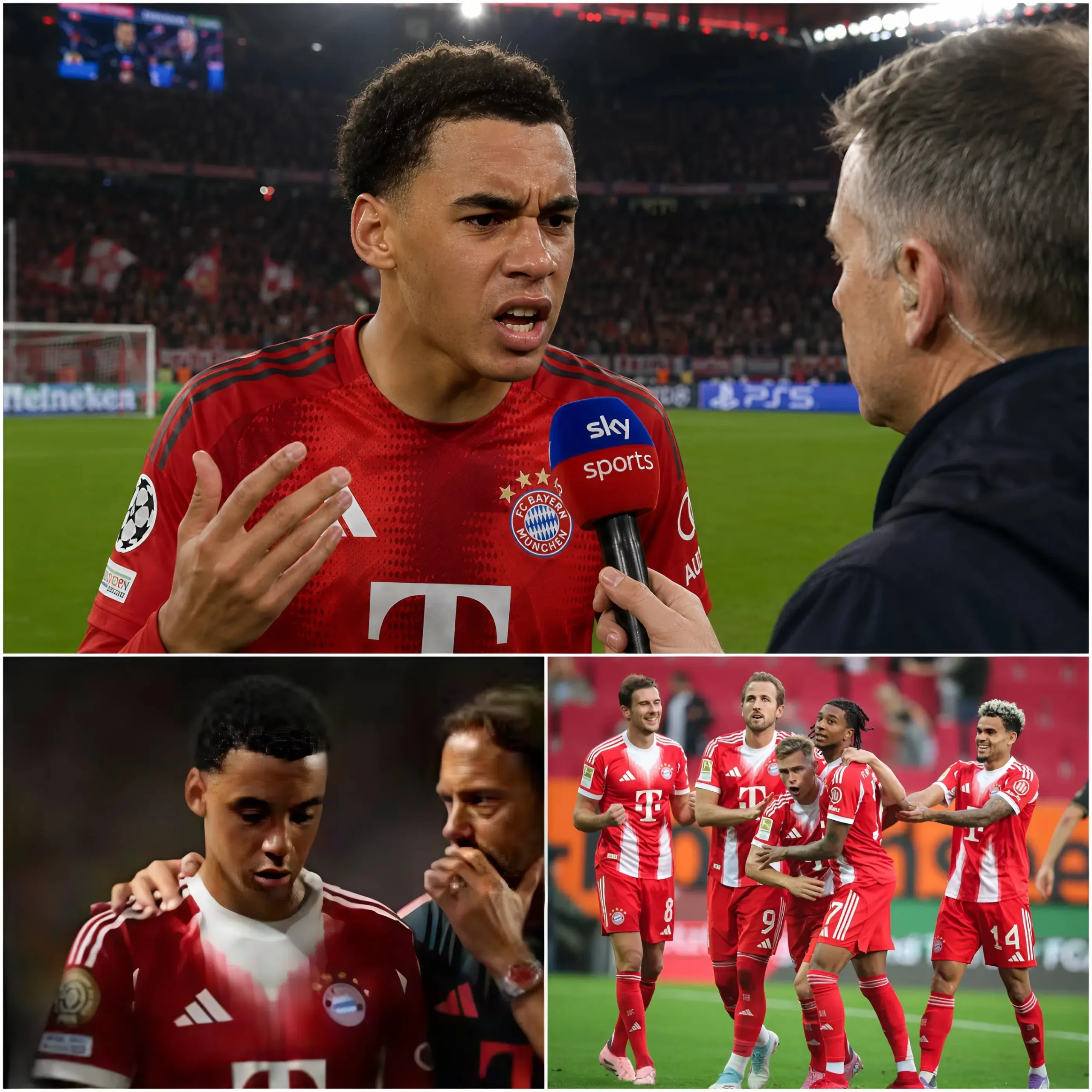 Cover Image for „ICH GEHE NICHT AUF DEN PLATZ, WENN ICH MIT IHM SPIELEN MUSS!“ – Jamal Musiala soll vor dem Spiel beim FC Bayern München für Aufsehen gesorgt haben, als es während des Trainings zu einem heftigen Streit kam.